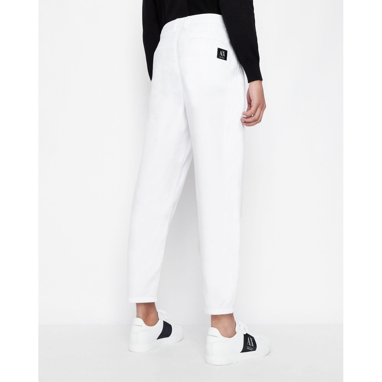 White - Armani Exchange - Trousers - 2