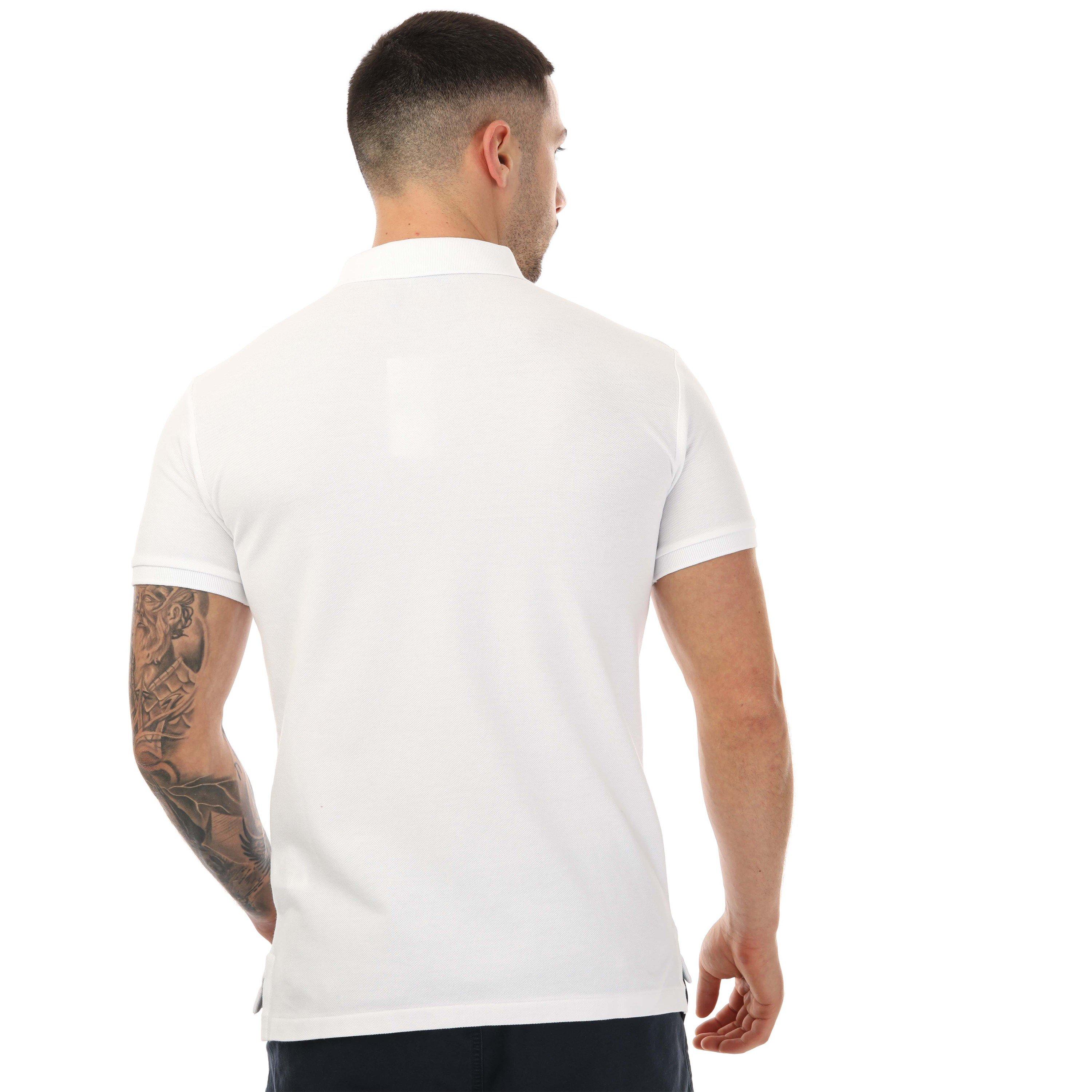 White - Ralph Lauren - Slim Fit Cotton Mesh Polo Shirt - 2