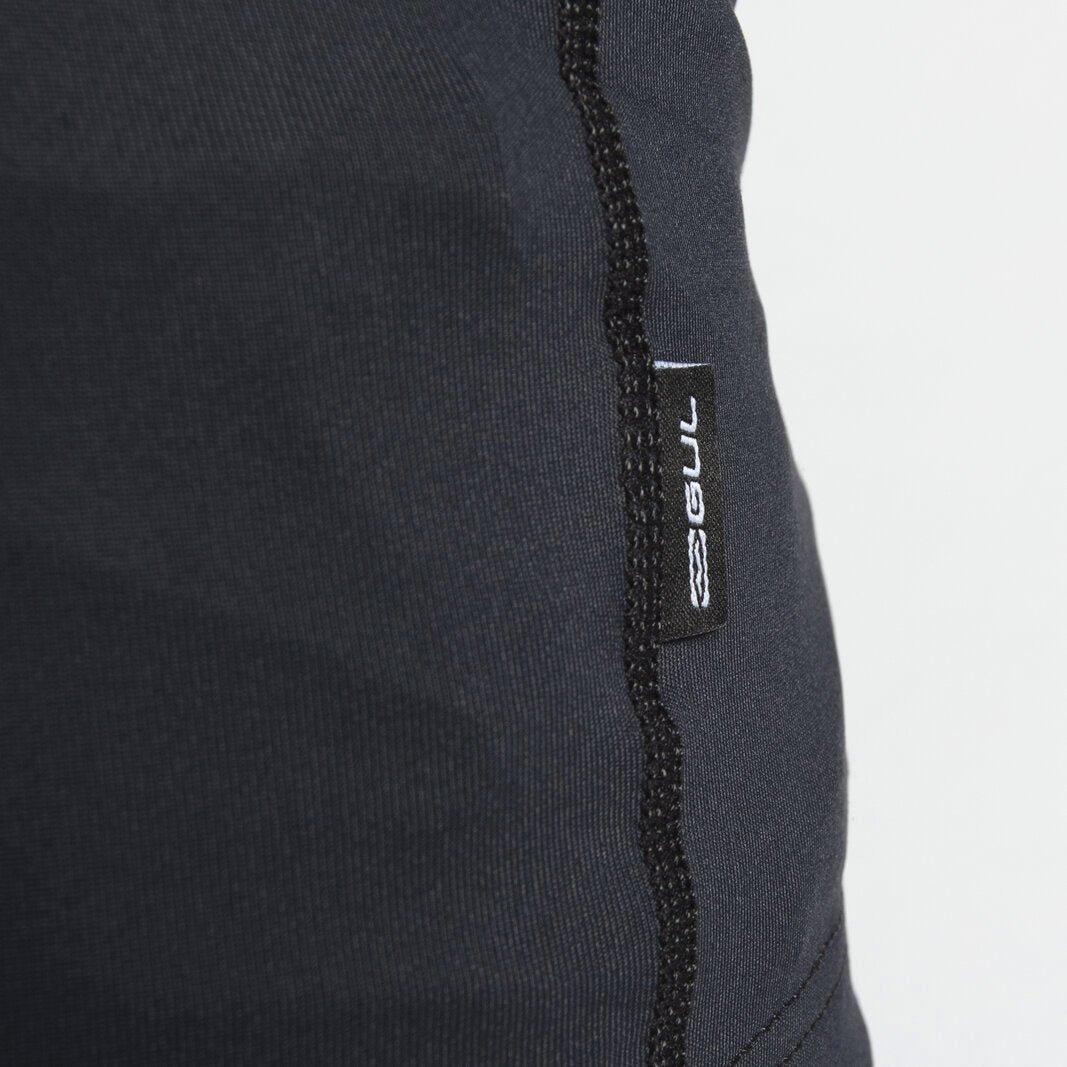 Black - Gul - JNR UV PROTECTION FL LONG SLEEVE RASHGUARD - 4