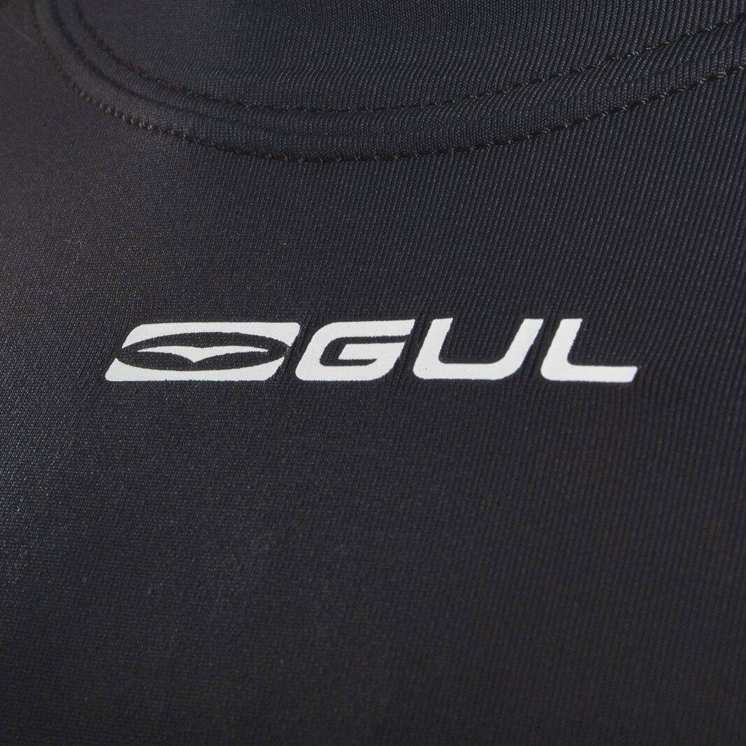 Black - Gul - JNR UV PROTECTION FL LONG SLEEVE RASHGUARD - 7