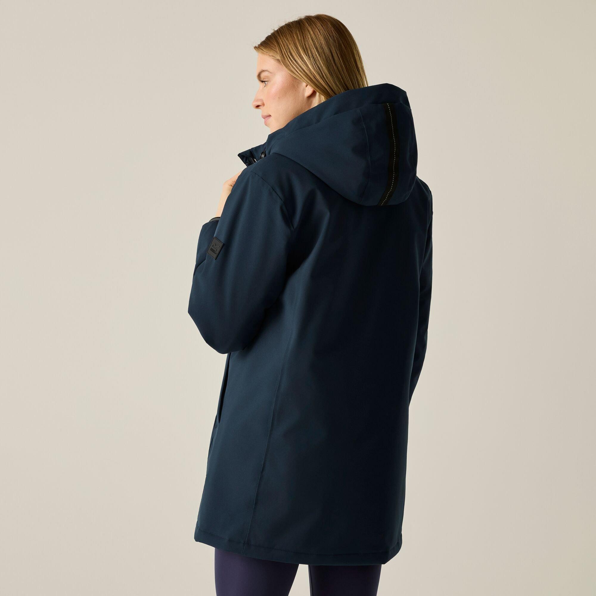 Navy(Black) - Regatta - Womens Evander Waterproof Jacket - 2