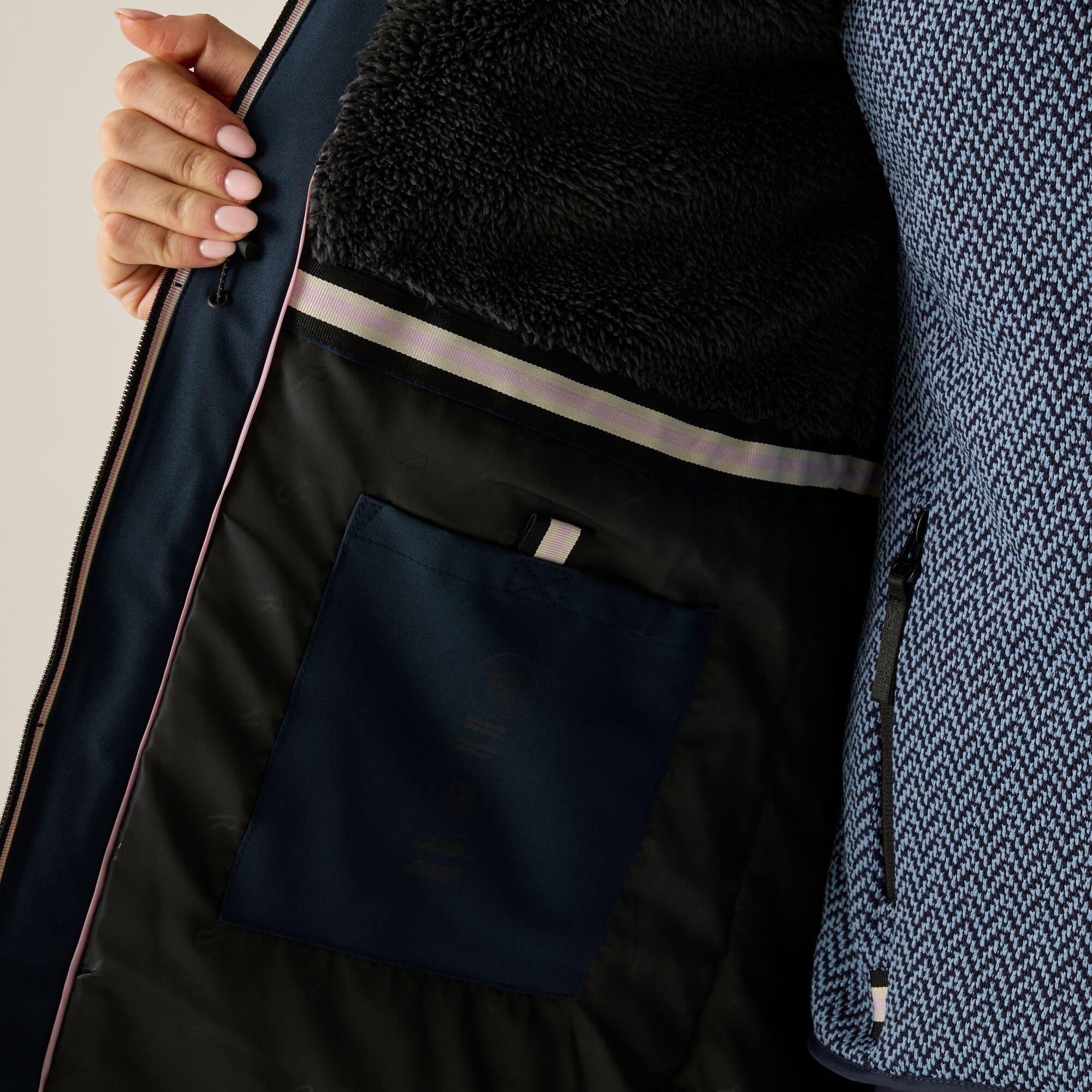 Navy(Black) - Regatta - Womens Evander Waterproof Jacket - 4