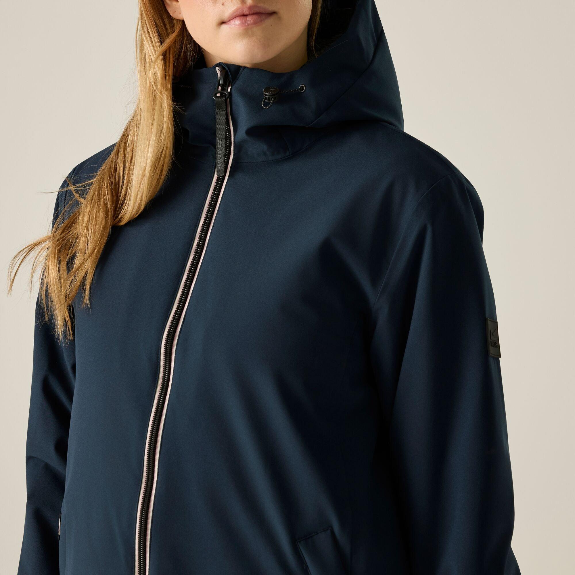 Navy(Black) - Regatta - Womens Evander Waterproof Jacket - 6