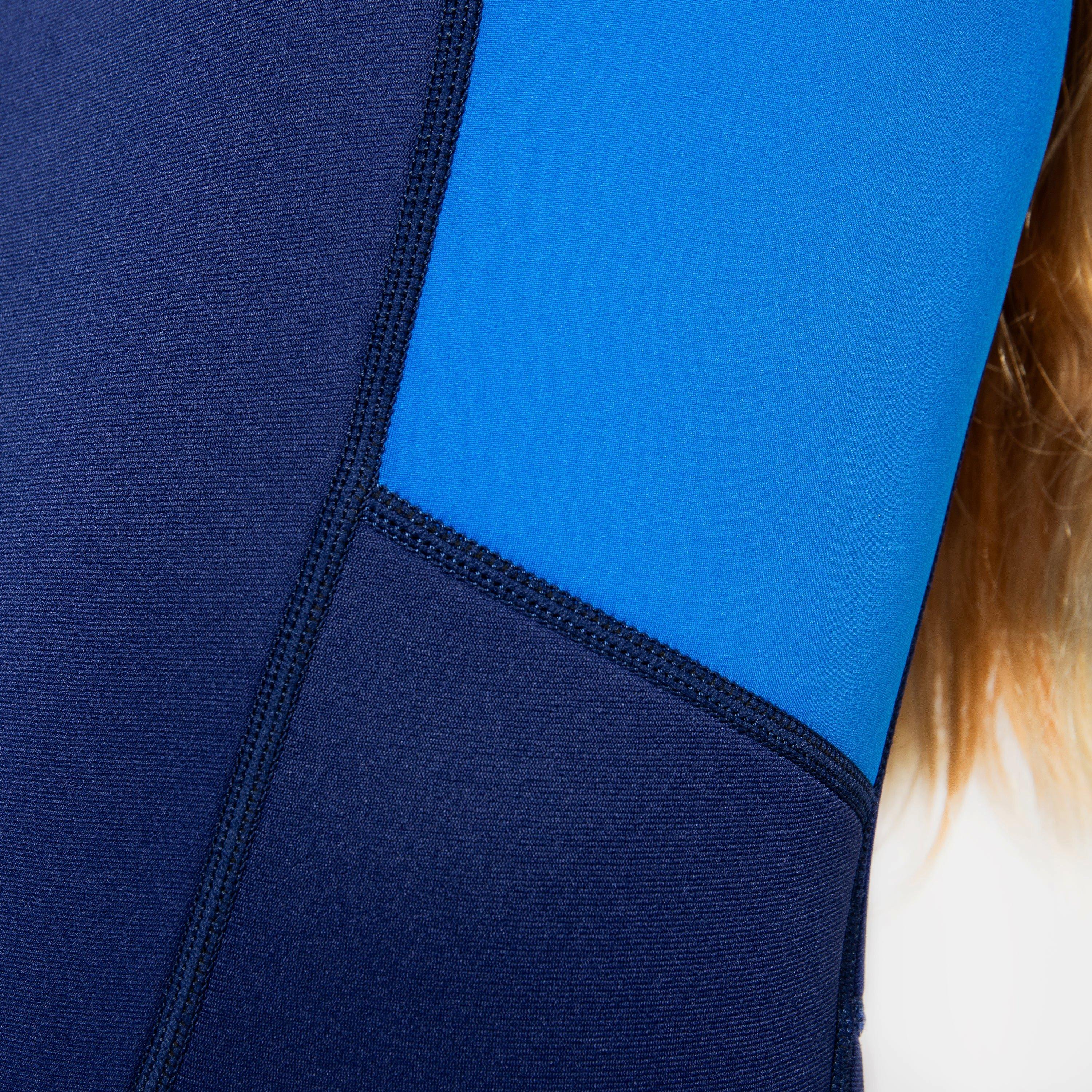 Navy/Blue - Gul - G-FORCE 32 NATUR JUNIOR FLATLOCK SHORTI WETSUIT - 11