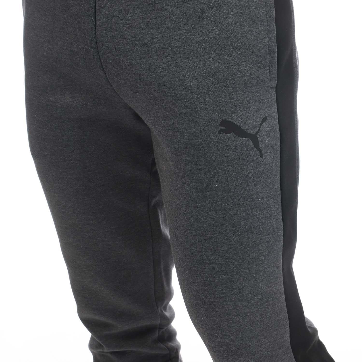 Grey Heather - Puma - Evostripe Core Pants - 3