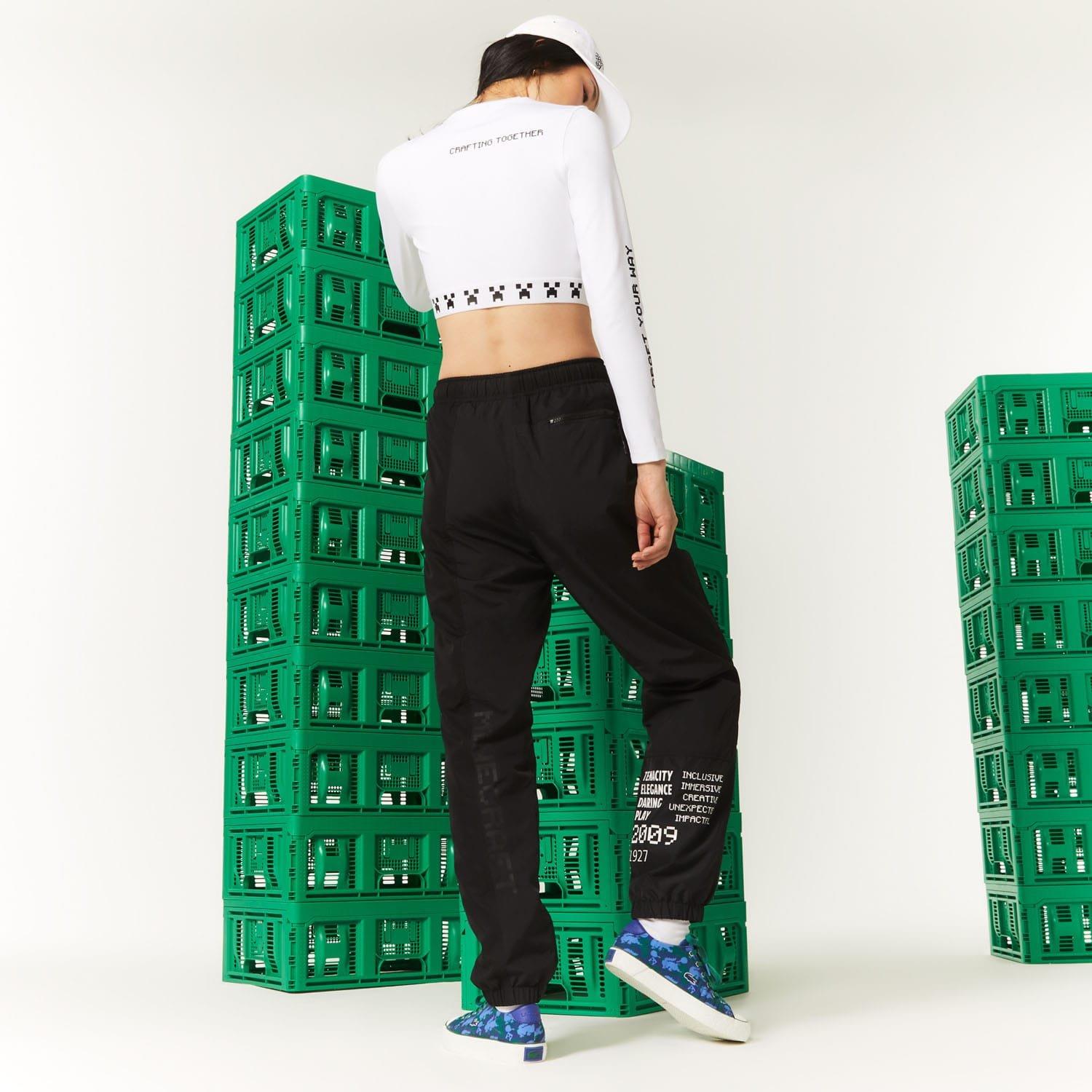 Black - Lacoste - Live X Minecraft Nylon Track Pants - 2