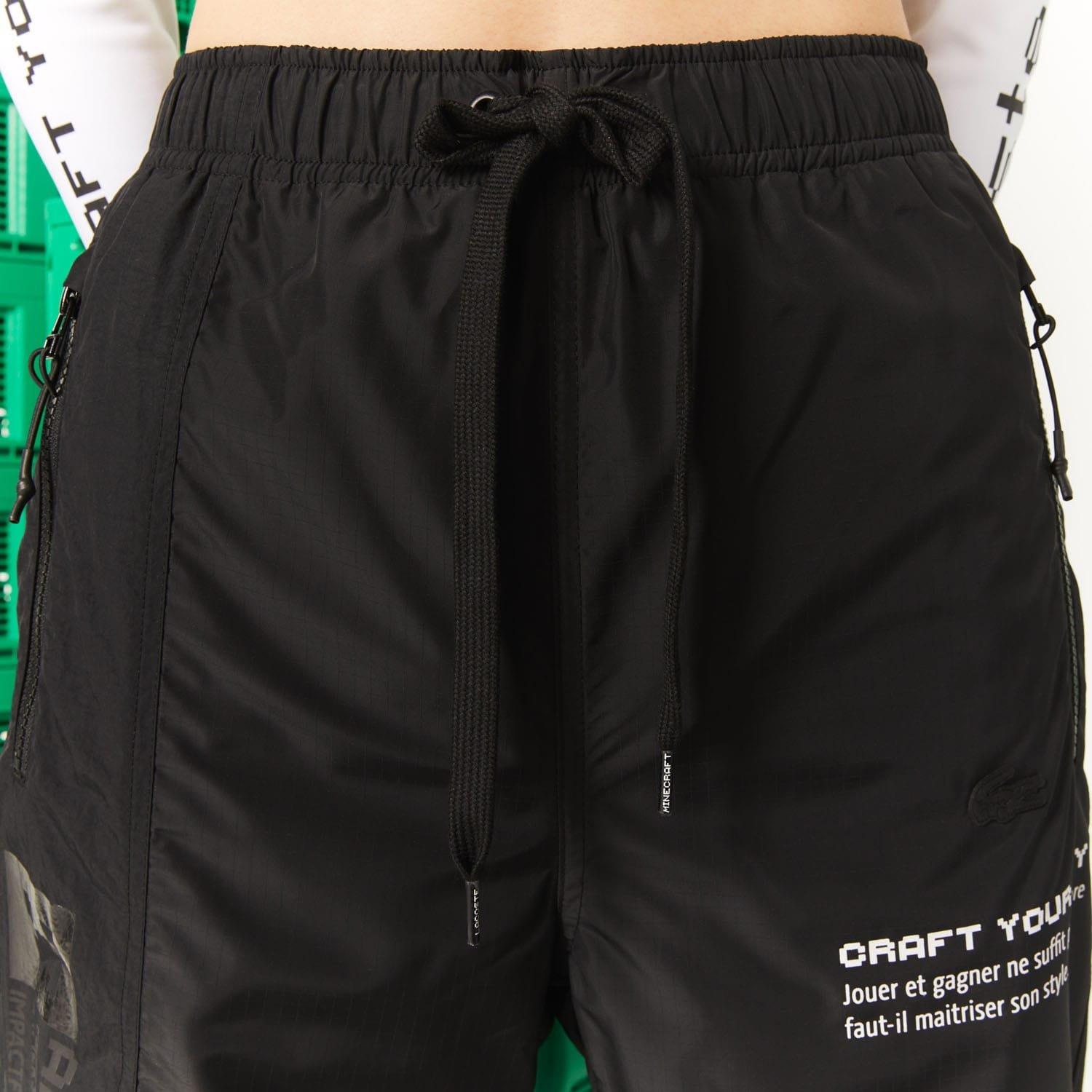 Black - Lacoste - Live X Minecraft Nylon Track Pants - 4