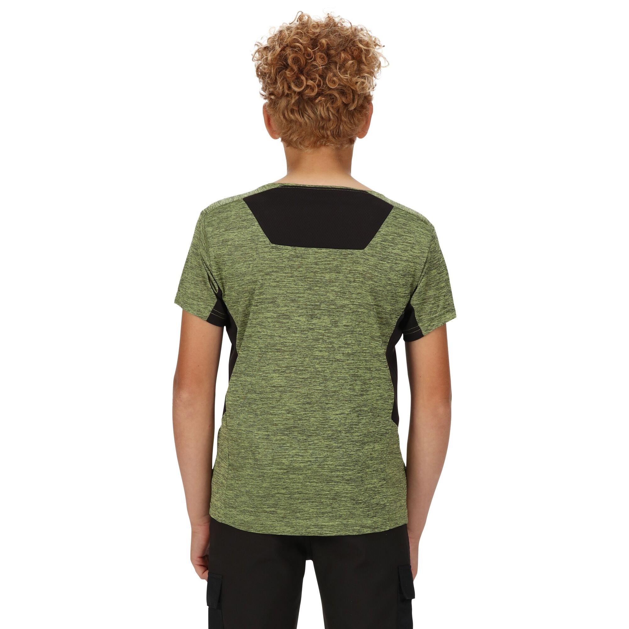 Brikiwi/Blk - Regatta - Unisex Kids' Takson Short-Sleeve Polo Shirt - 5