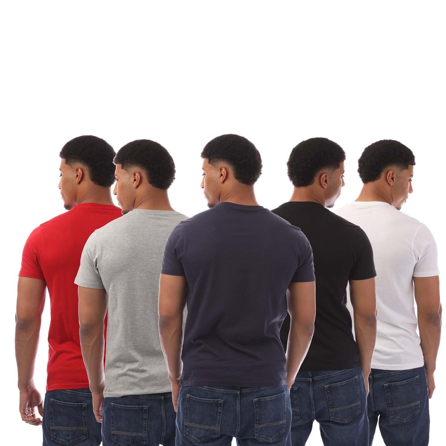 Multi Colour - Duck and Cover - 5 Pack of Belvadier T-Shirts - 2