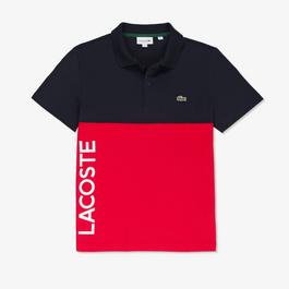 Lacoste Regular Fit Stretch Cotton Colourblock Polo Shirt