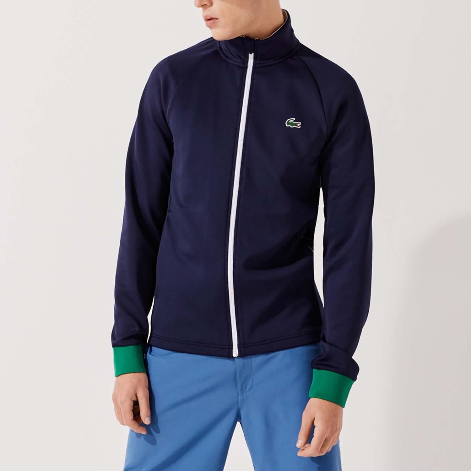 Blue - Lacoste - Zip-Up Golf Jacket - 1