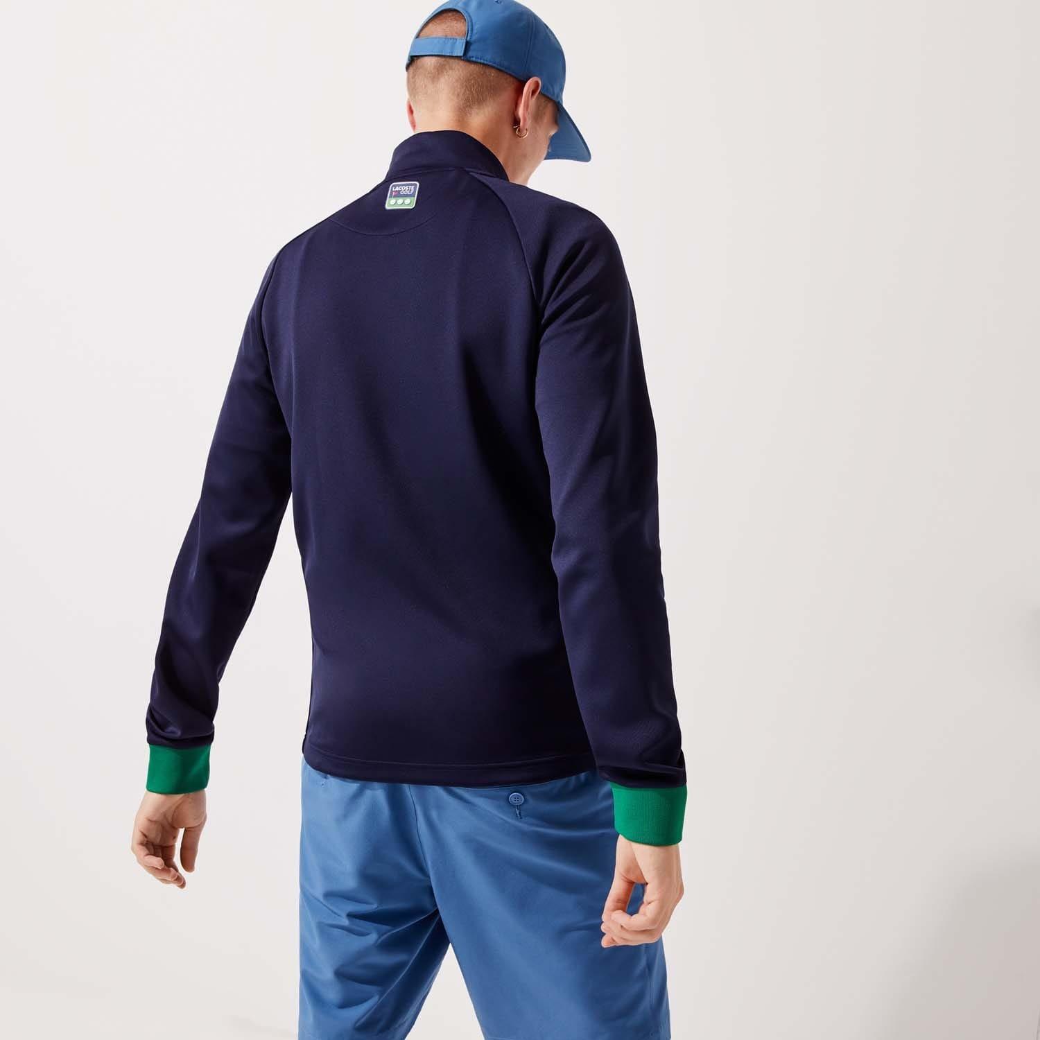 Blue - Lacoste - Zip-Up Golf Jacket - 2