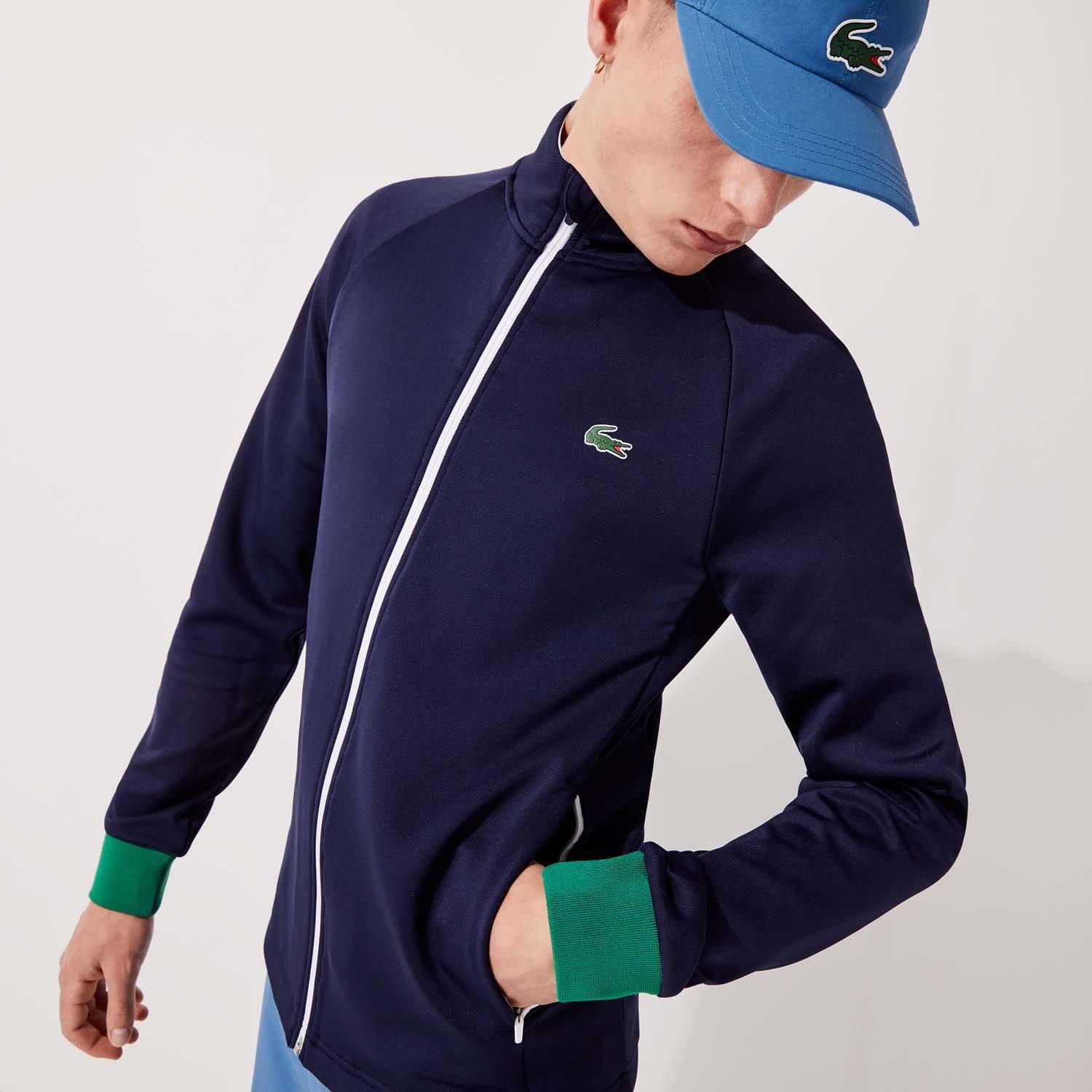 Blue - Lacoste - Zip-Up Golf Jacket - 4