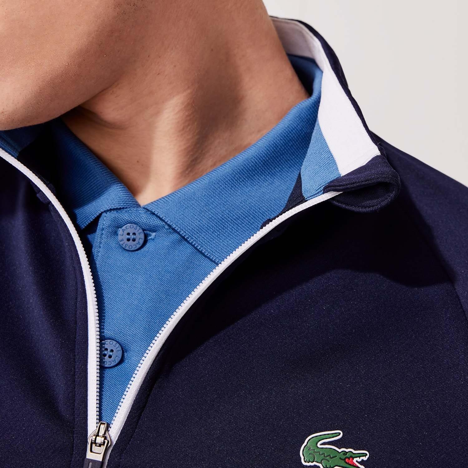 Blue - Lacoste - Zip-Up Golf Jacket - 5