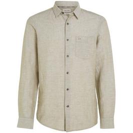Calvin Klein Linen Cotton Regular Shirt