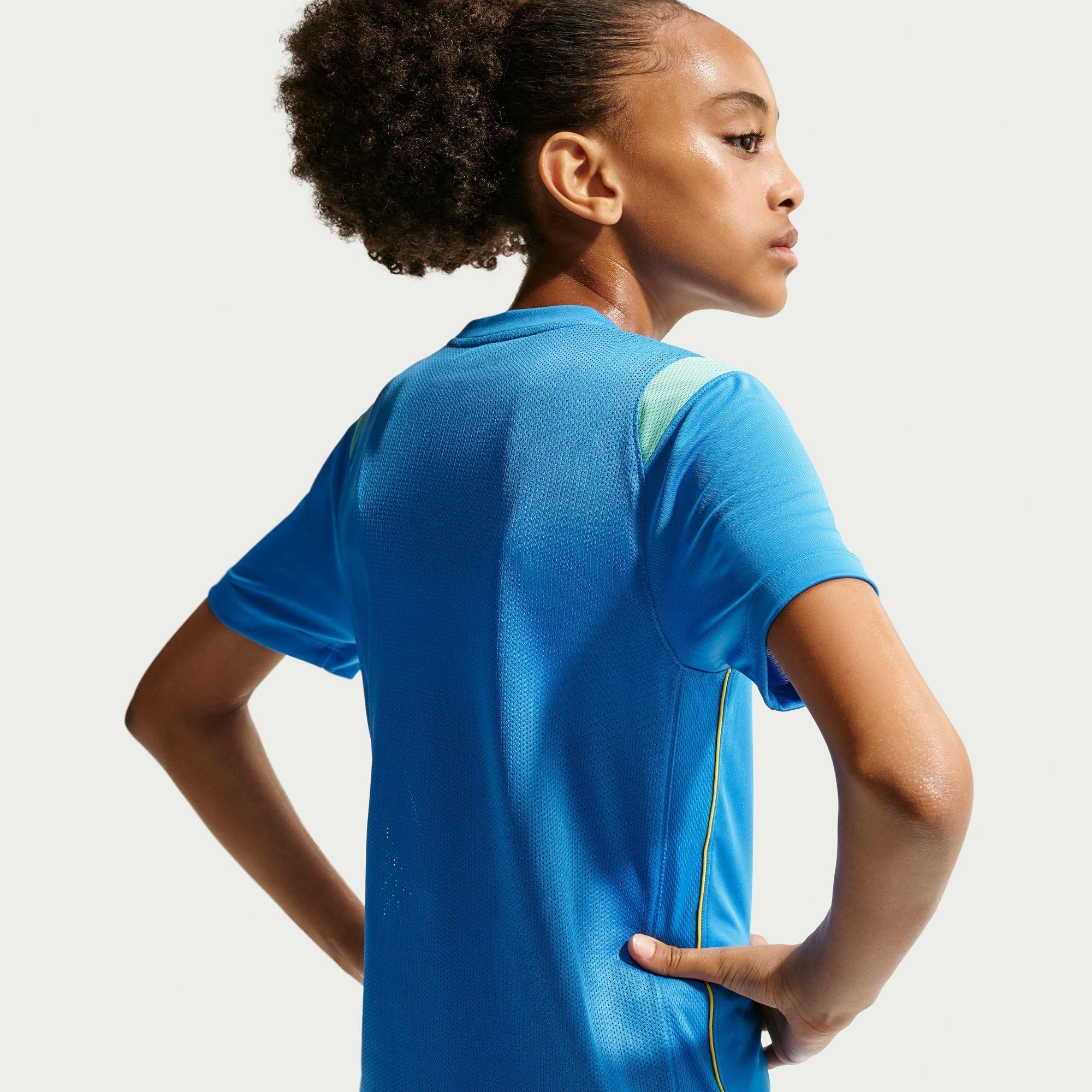 Blue/White - Nike - Kids' Brazil Short Sleeve T-Shirt - 5