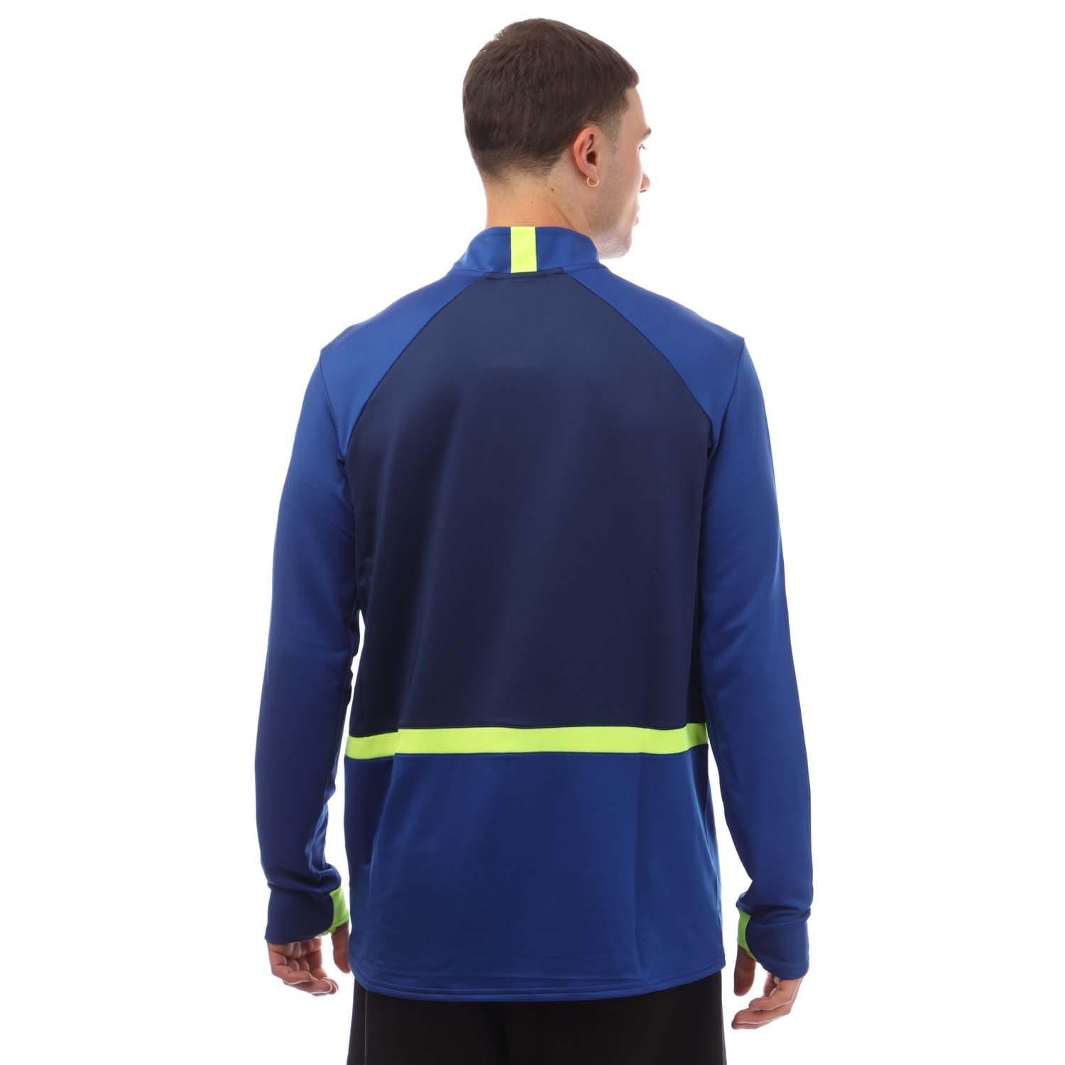 Blue Yellow - Umbro - Premier Mid Layer Training Top - 3