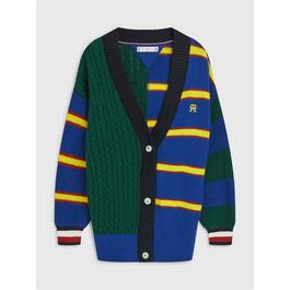 Tommy Hilfiger MULTI STRIPE VARSITY CARDIGAN