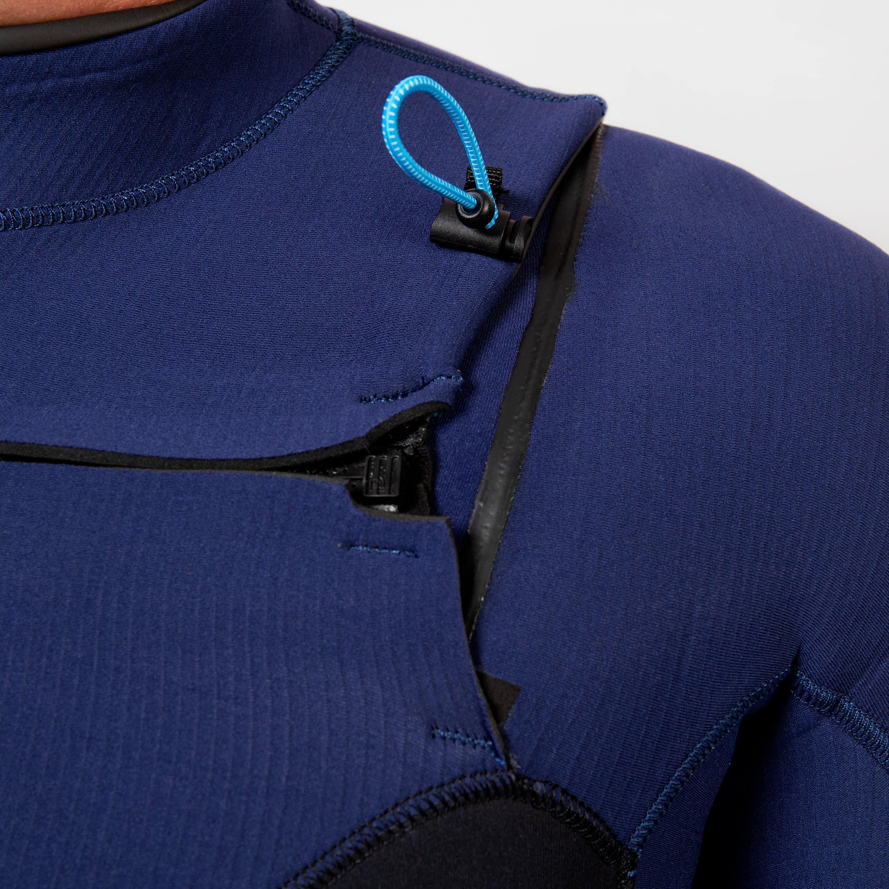 Black/Blue - Gul - FLEXOR 43 BS YULEX CHEST ZIP STEAMER - 3