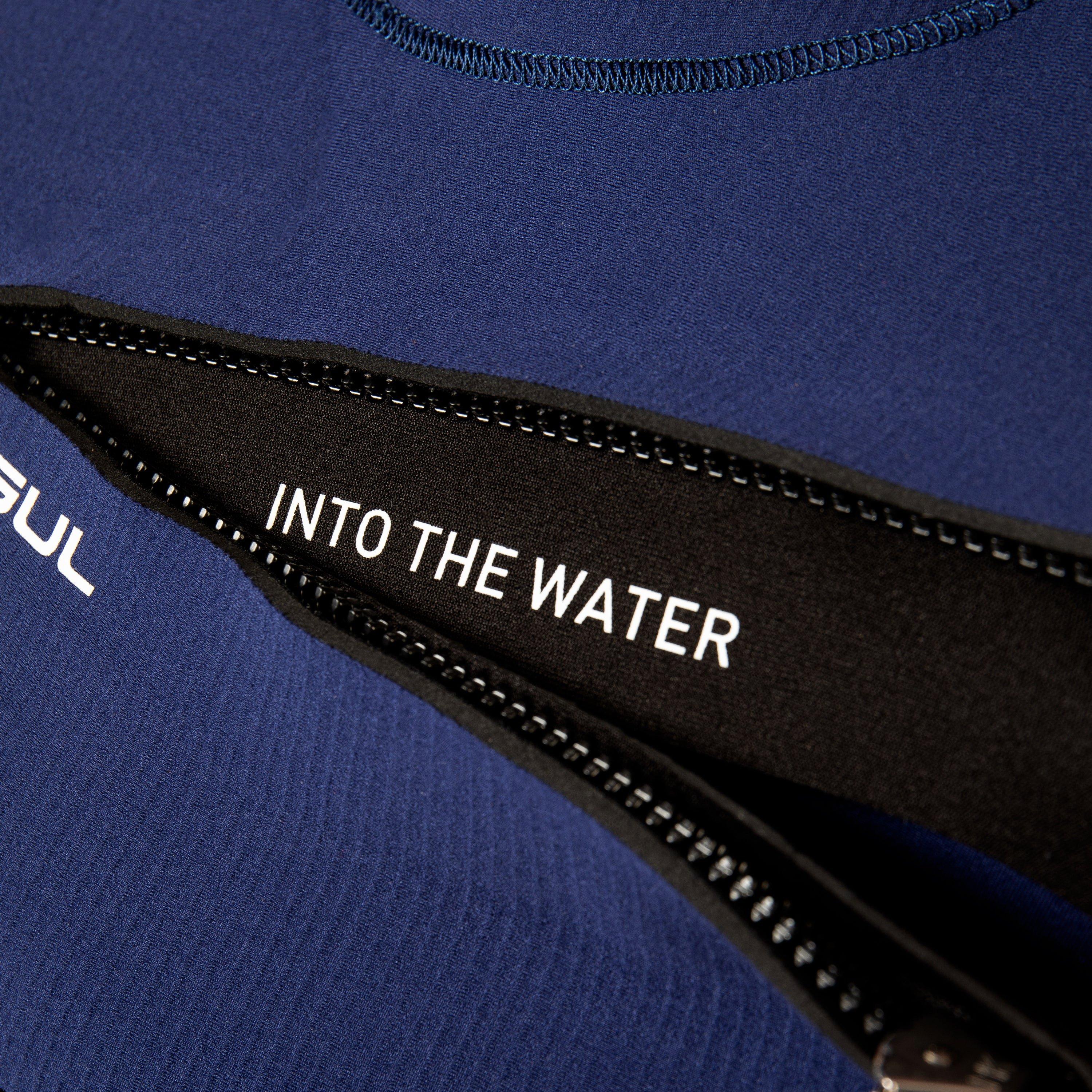 Black/Blue - Gul - FLEXOR 43 BS YULEX CHEST ZIP STEAMER - 5