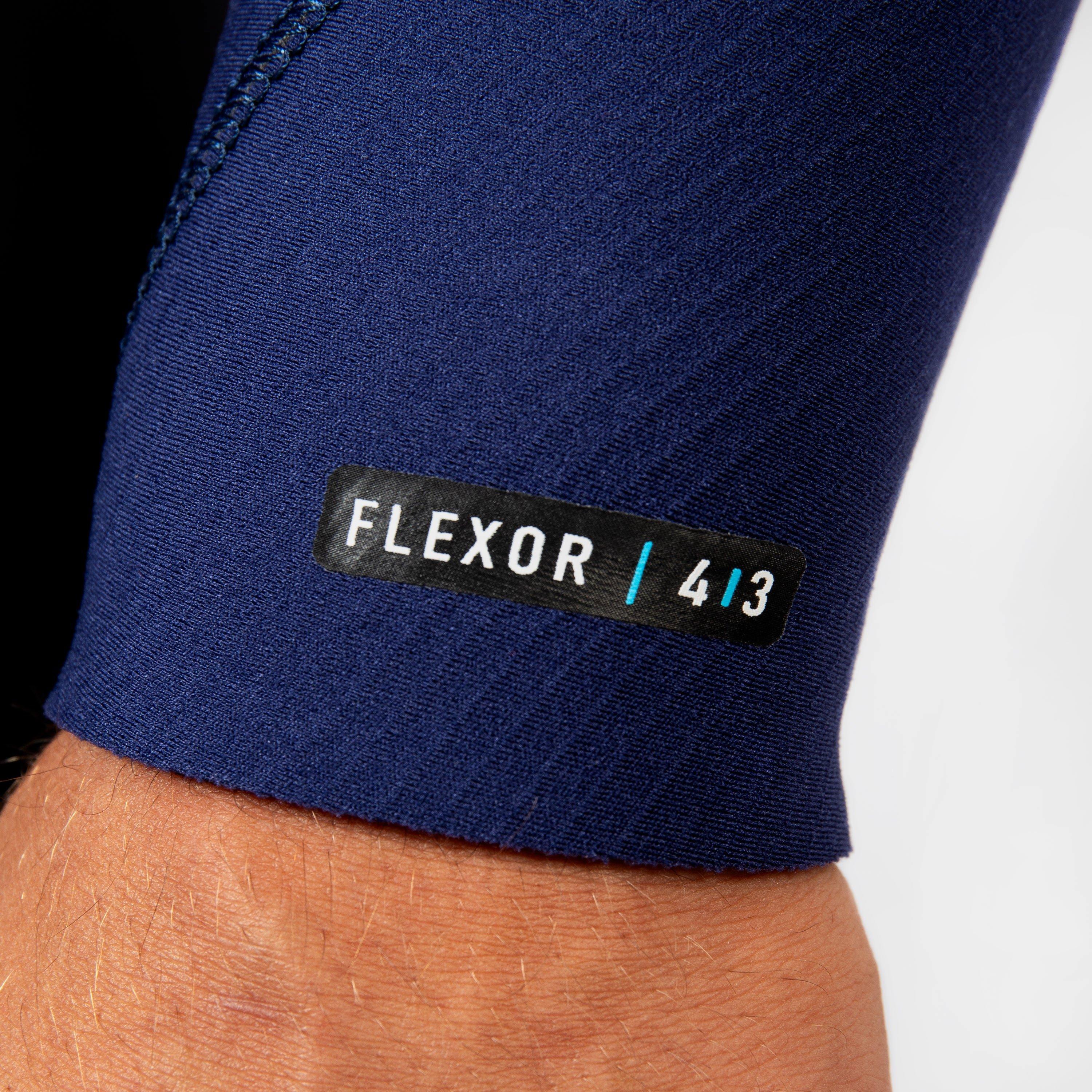 Black/Blue - Gul - FLEXOR 43 BS YULEX CHEST ZIP STEAMER - 7