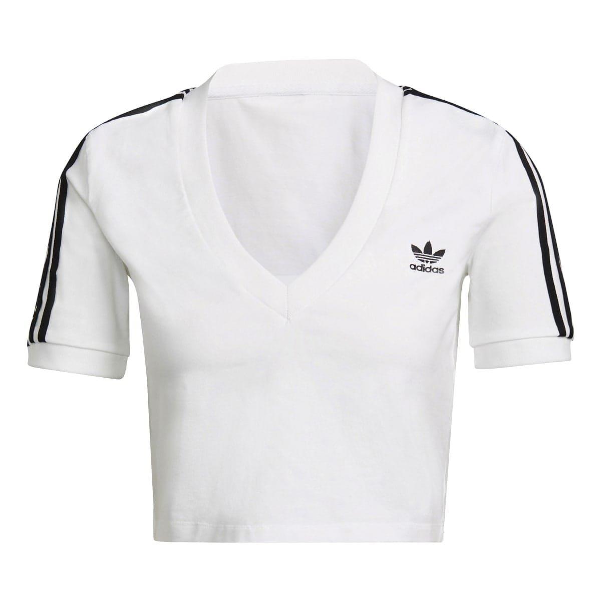 White - adidas Originals - Adicolor Classics Crop Top - 2