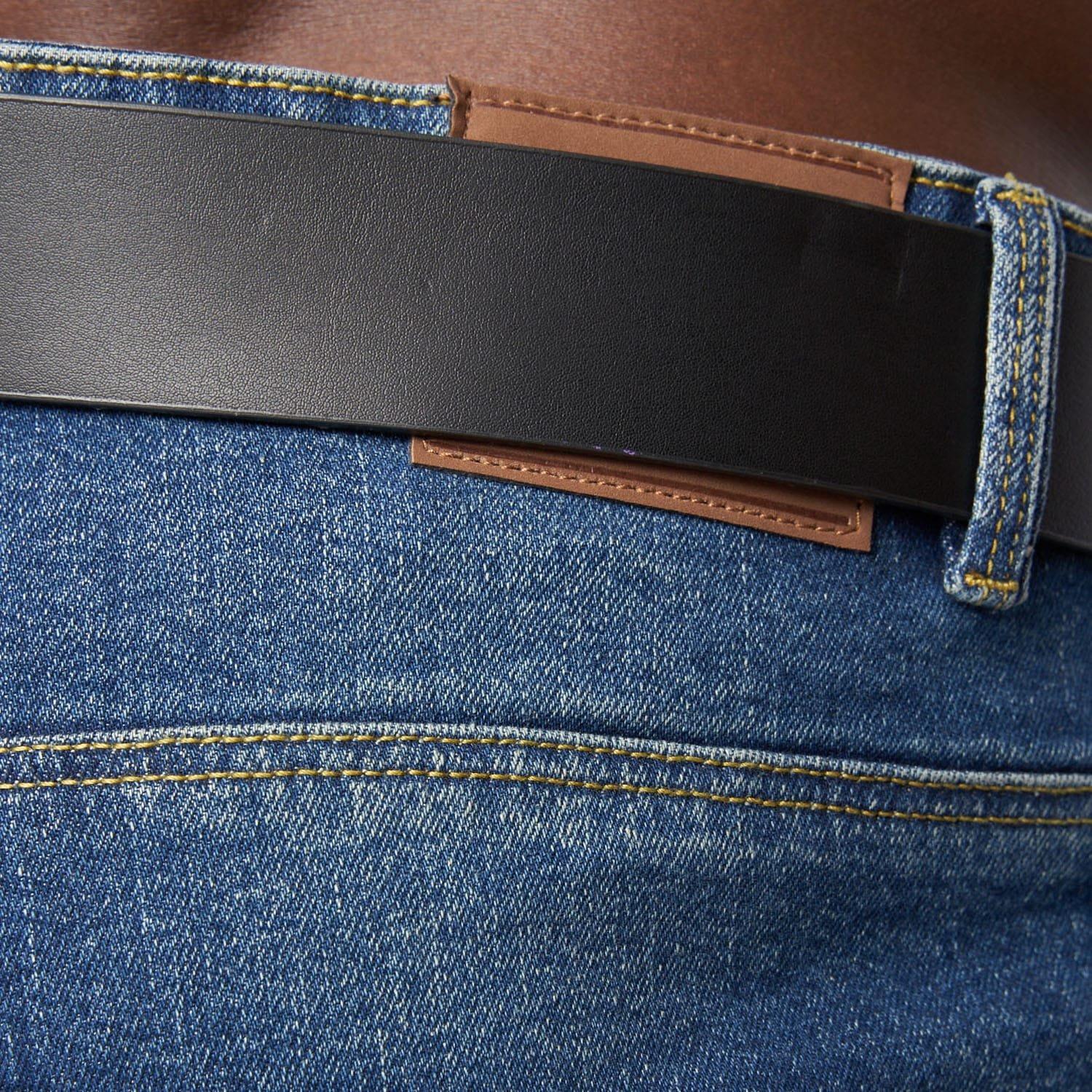 Blue - Crosshatch - Cadman Straight-Fit Jeans - 5