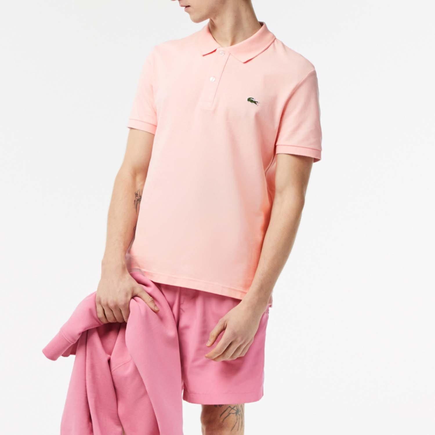 Pink - Lacoste - Slim Fit L.12.12 Piqu¿ Polo Shirt - 2