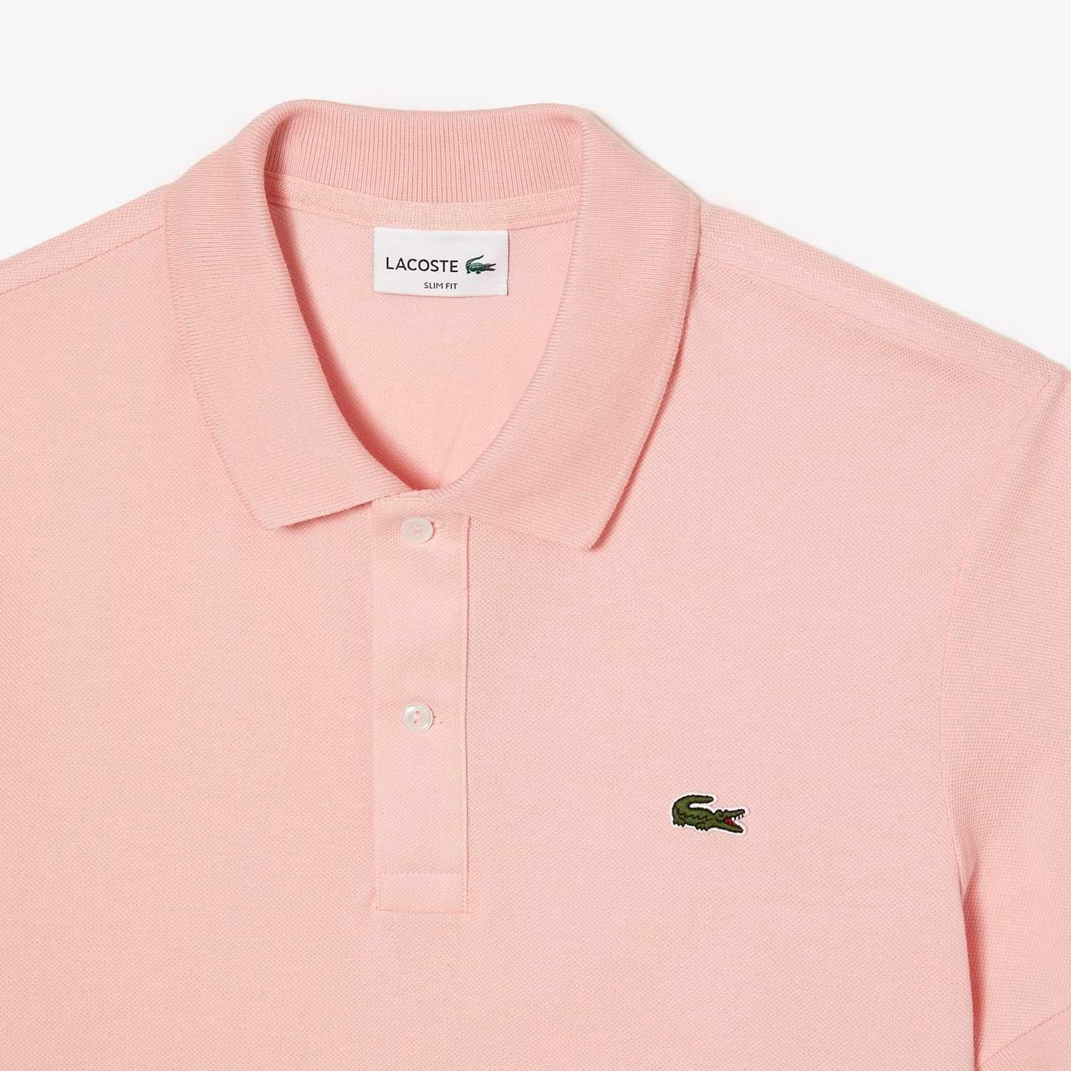 Pink - Lacoste - Slim Fit L.12.12 Piqu¿ Polo Shirt - 4