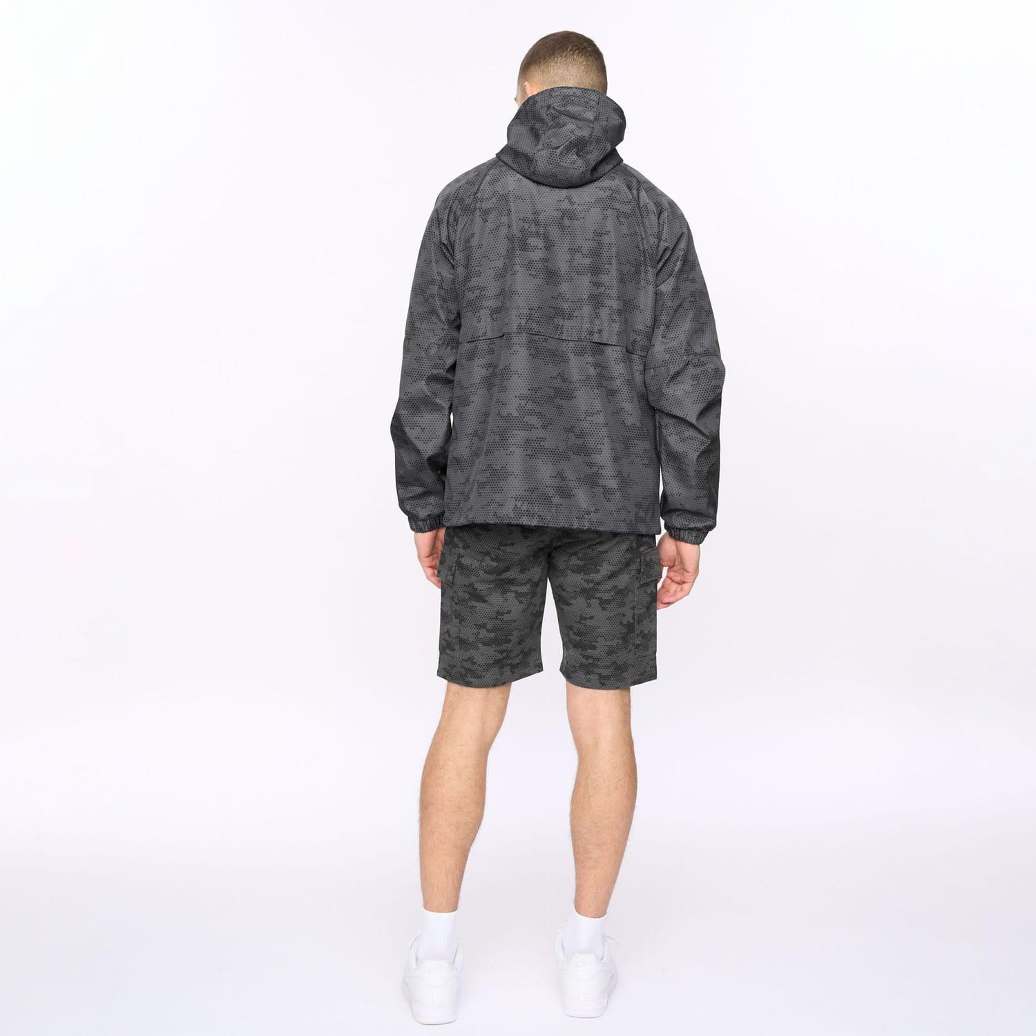 Grey - Crosshatch - Janscore Allover Print Jacket - 2