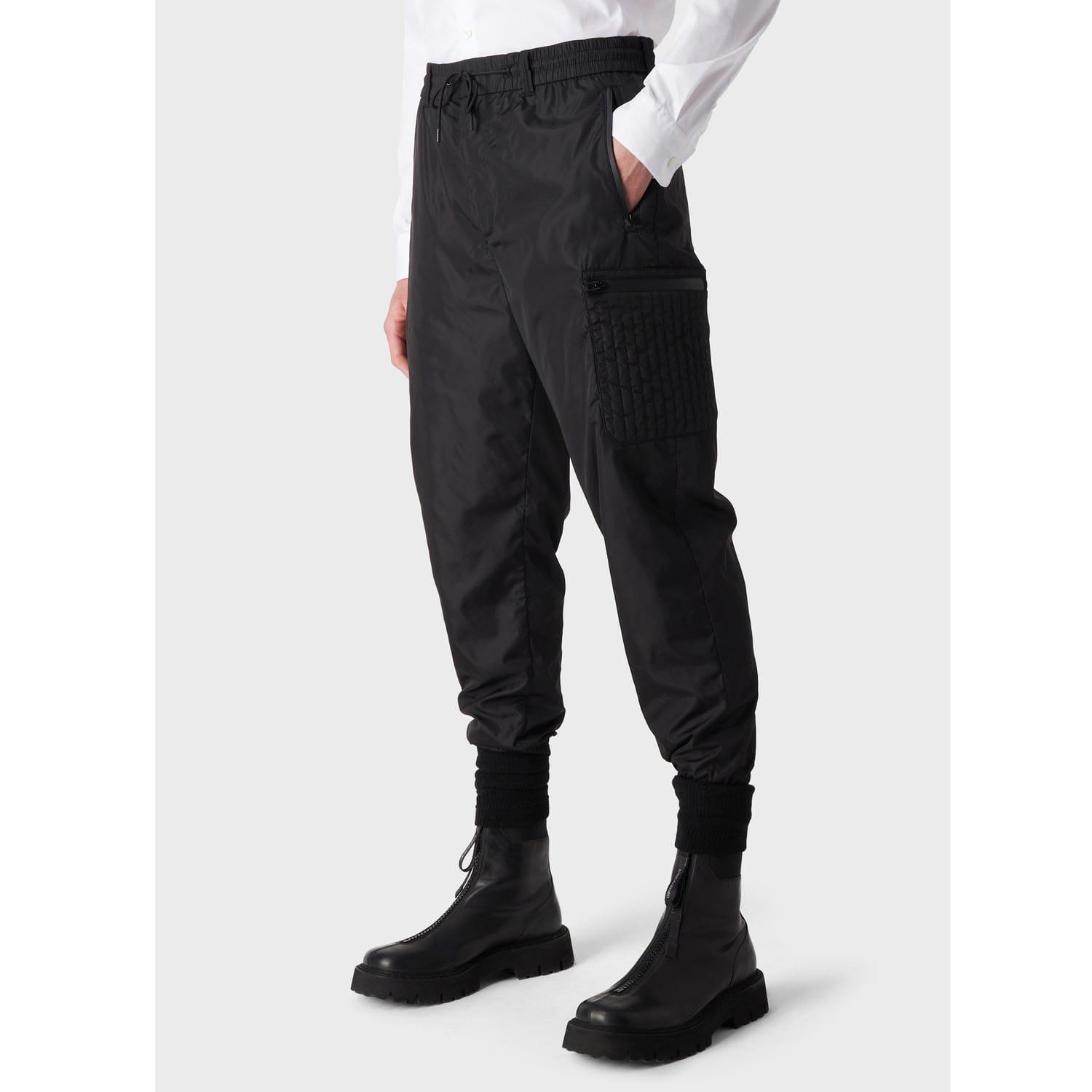 Black - Emporio Armani - Trousers - 1