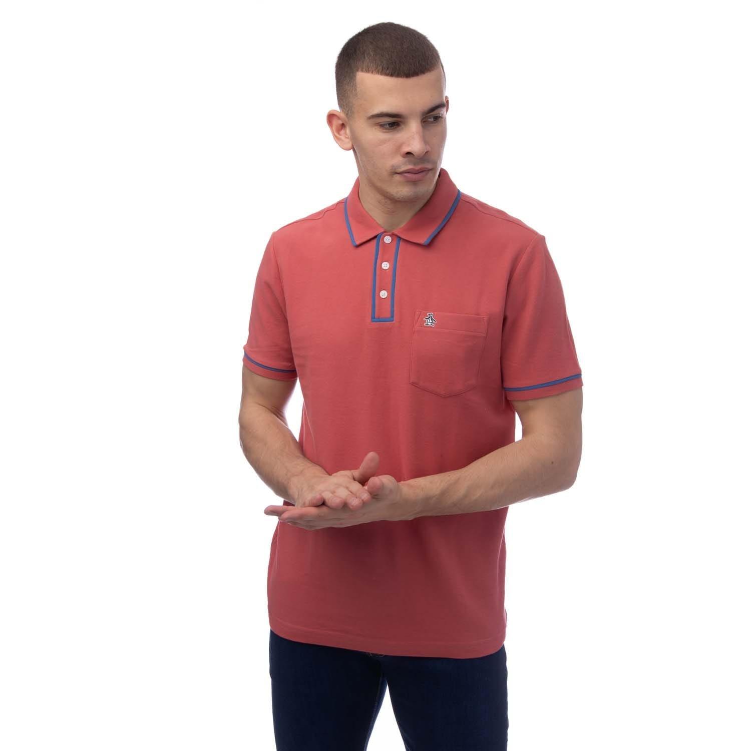 Red - Original Penguin - Earl Original Pique Polo Shirt - 1