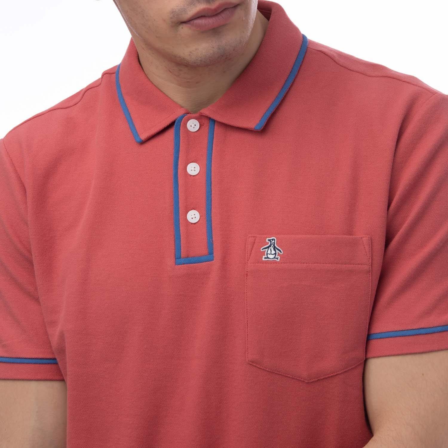 Red - Original Penguin - Earl Original Pique Polo Shirt - 3