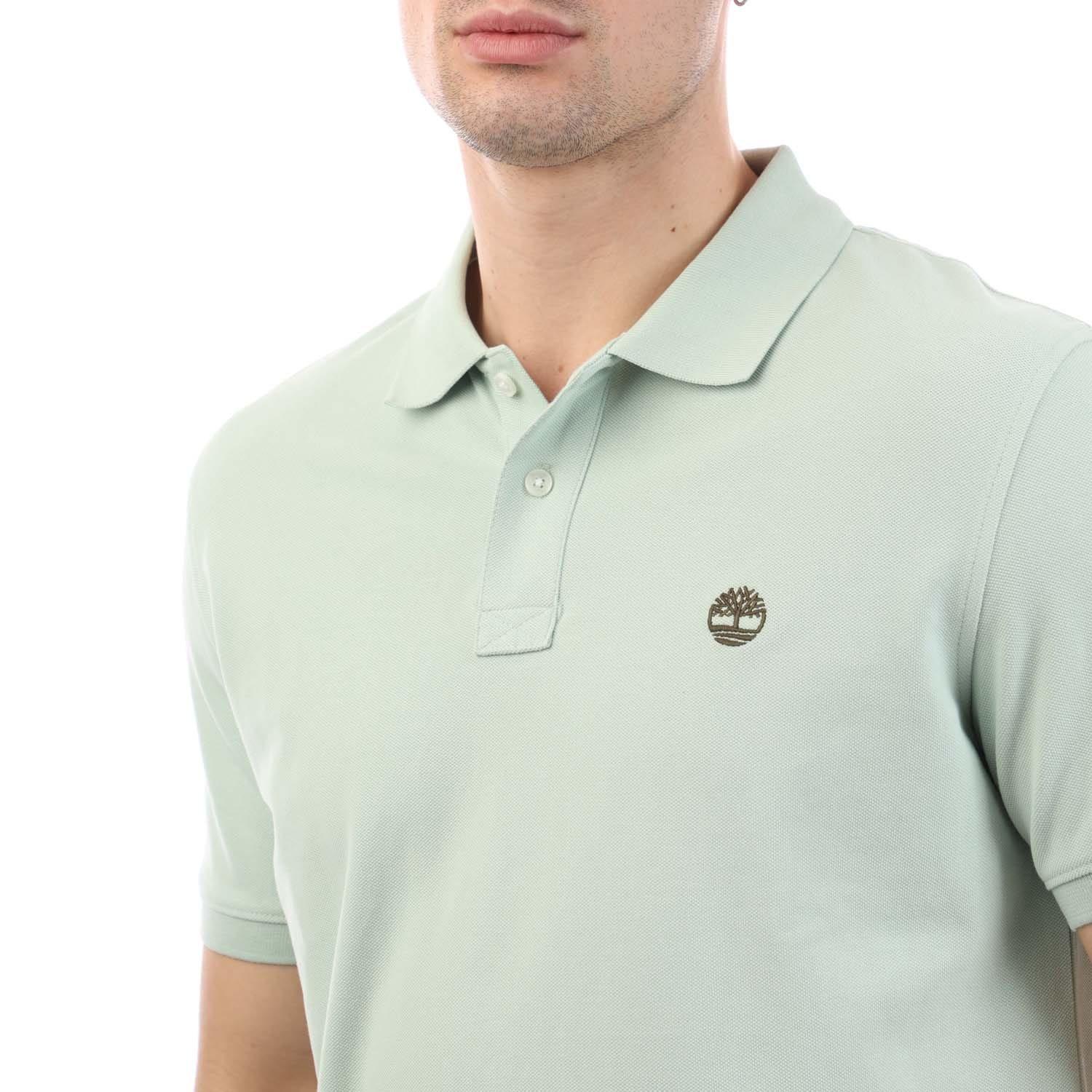 Green - Timberland - Millers River Polo Shirt - 2