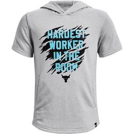 Under Armour UA Project Rock Short Sleeve Hoodie