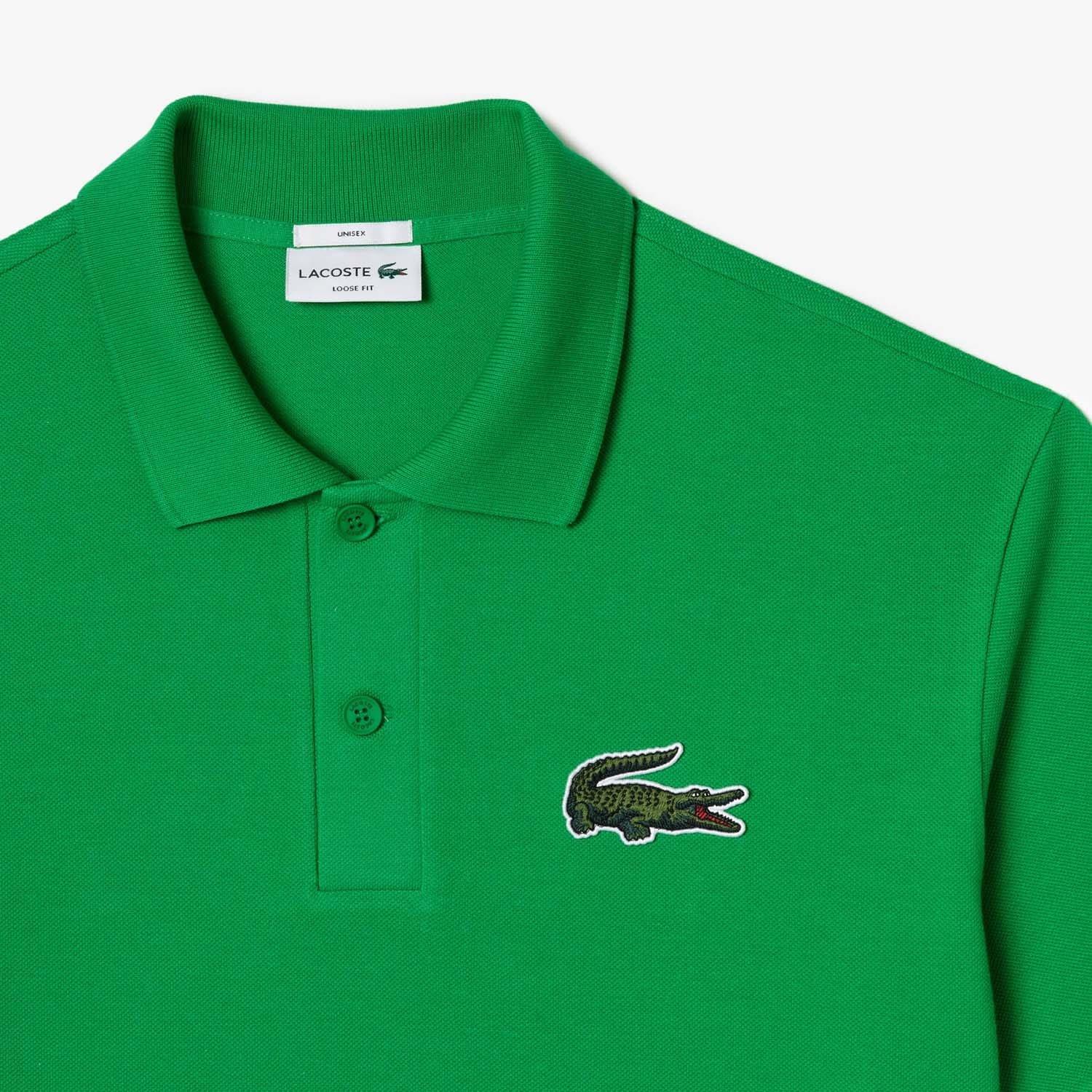 Green - Lacoste - Loose Fit L.12.12 Piqu¿ Polo Shirt - 3