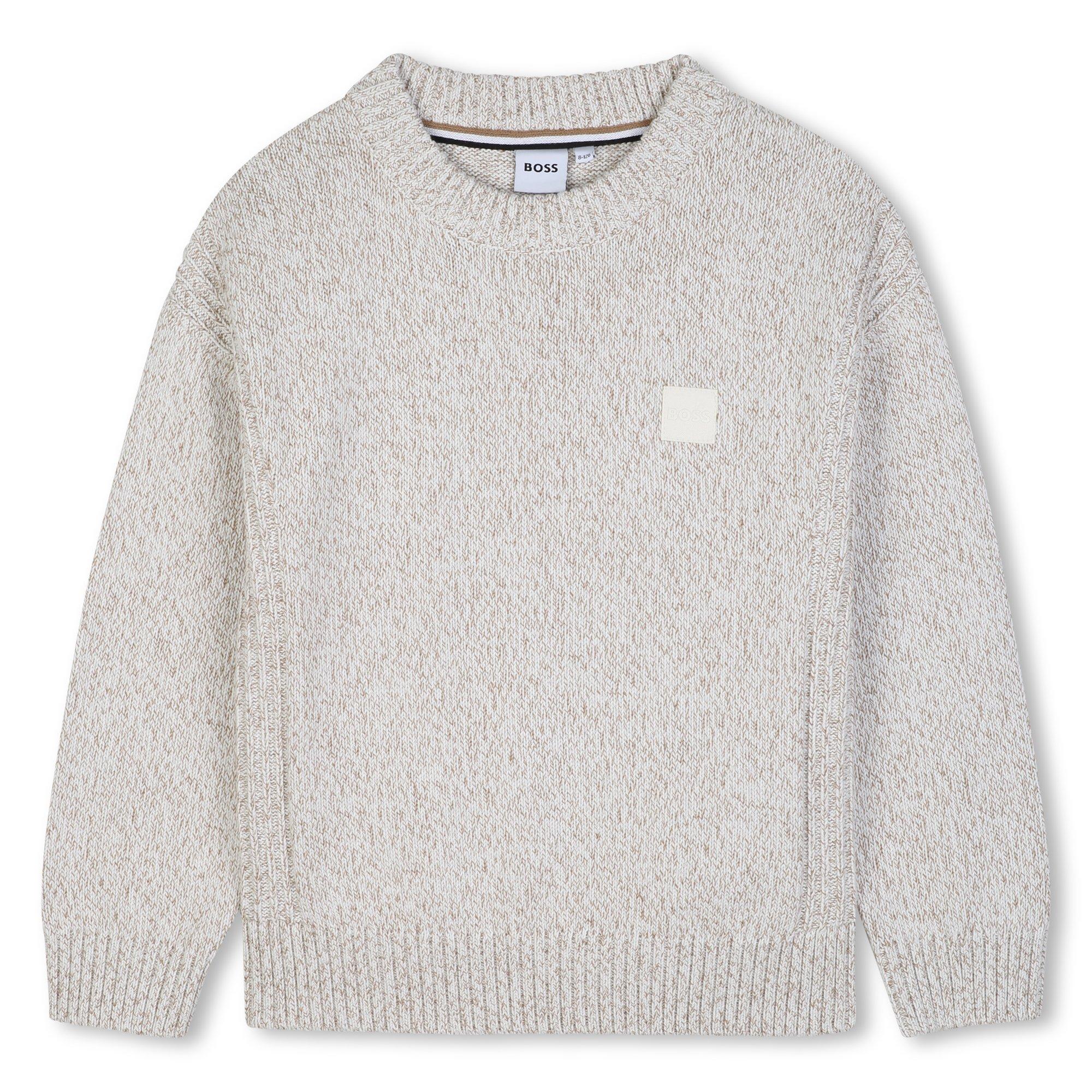 White - Boss - Boss Knitted Jumper Jn64 - 1