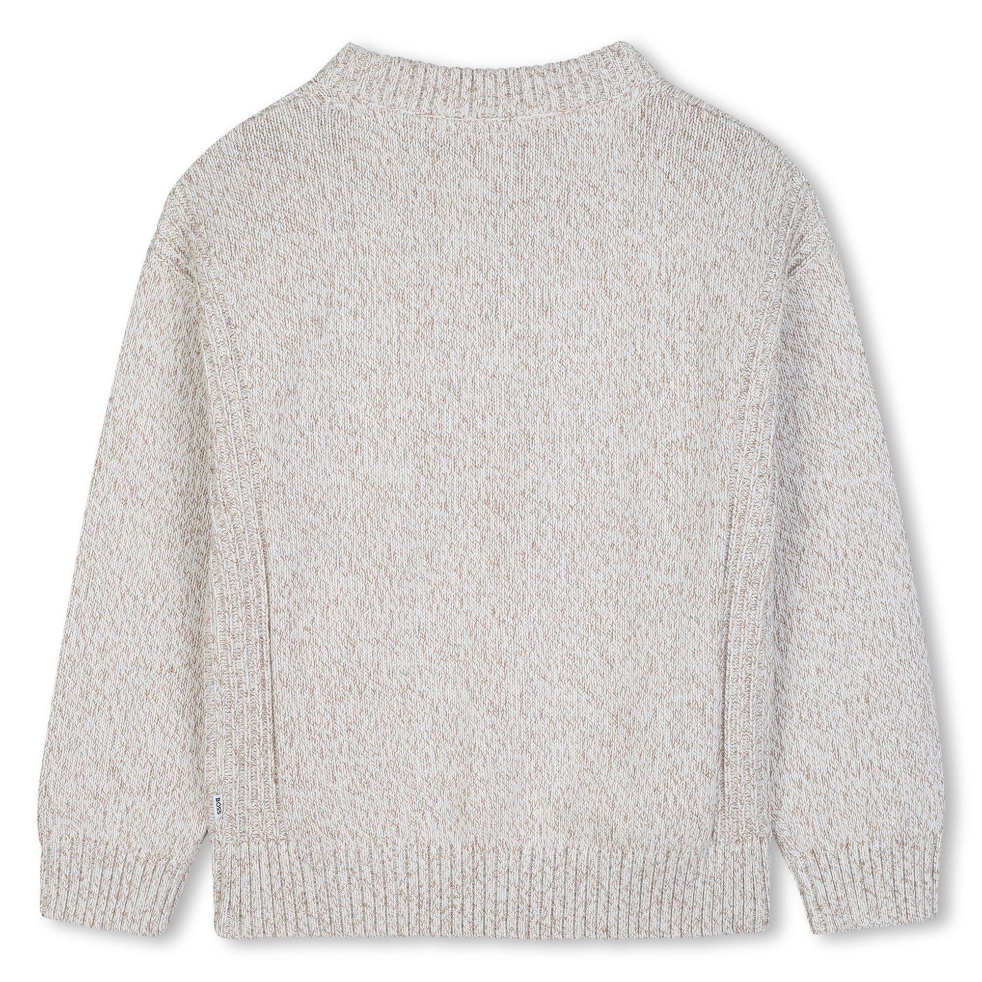 White - Boss - Boss Knitted Jumper Jn64 - 2