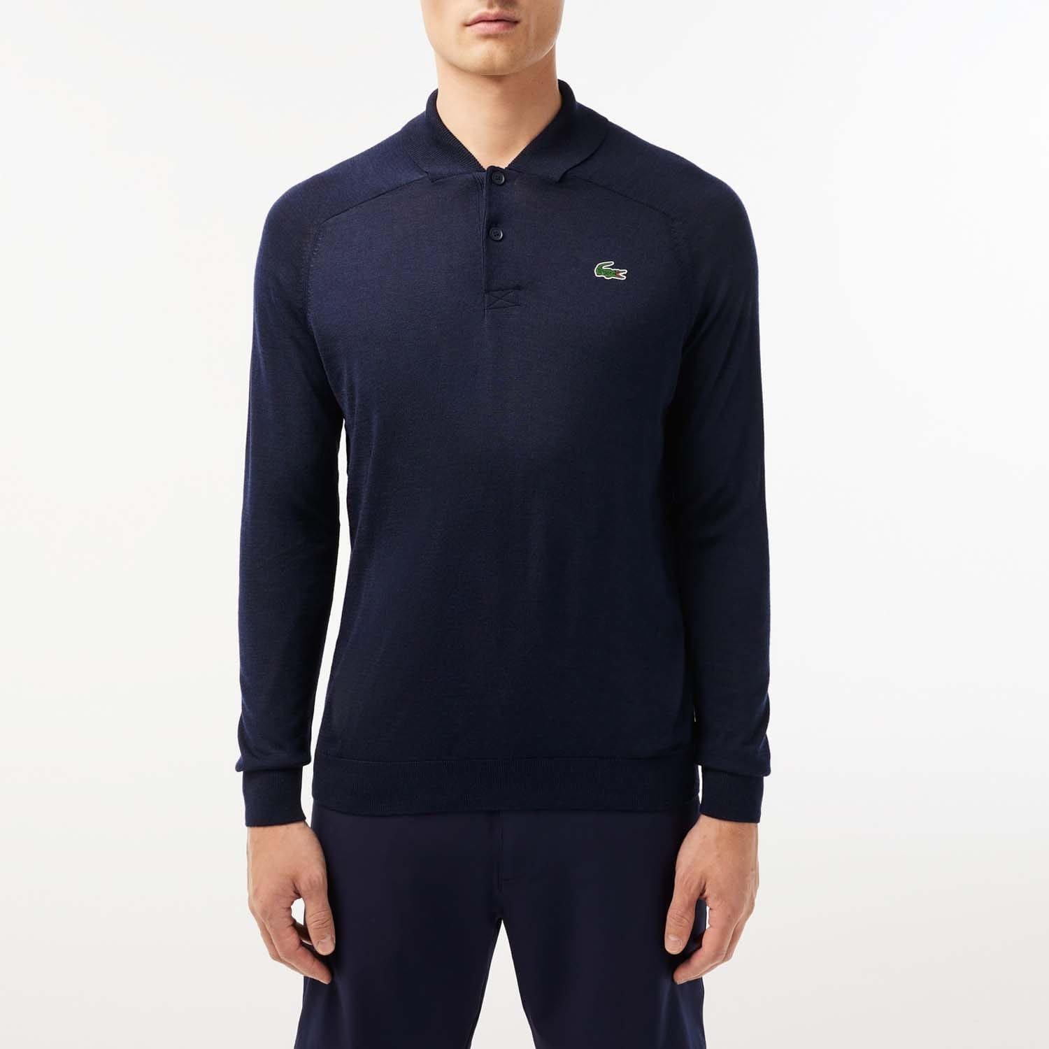 Blue - Lacoste - Sport Wool Golf Sweatshirt - 1