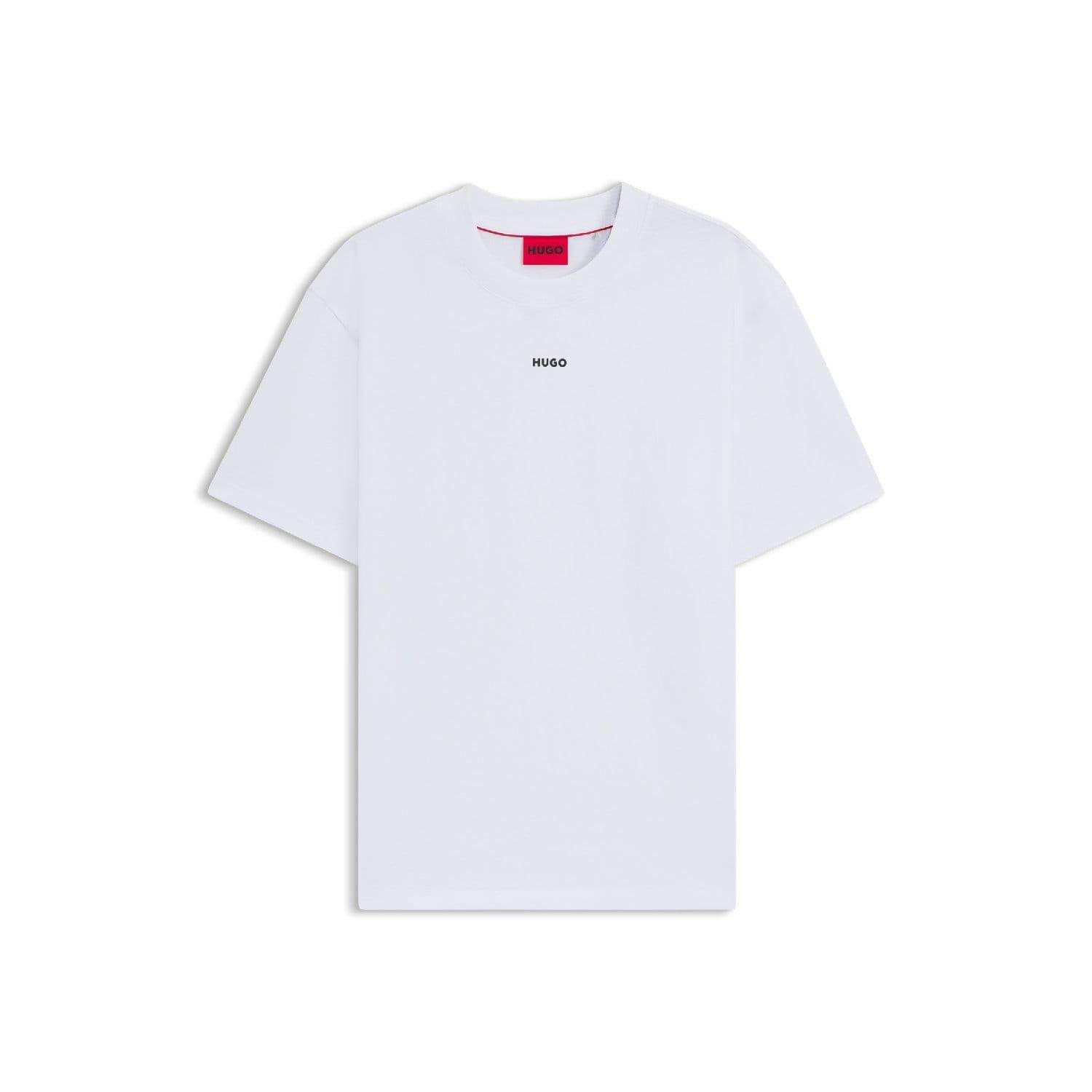 White - Hugo - Dapolino Logo Print T-Shirt - 3