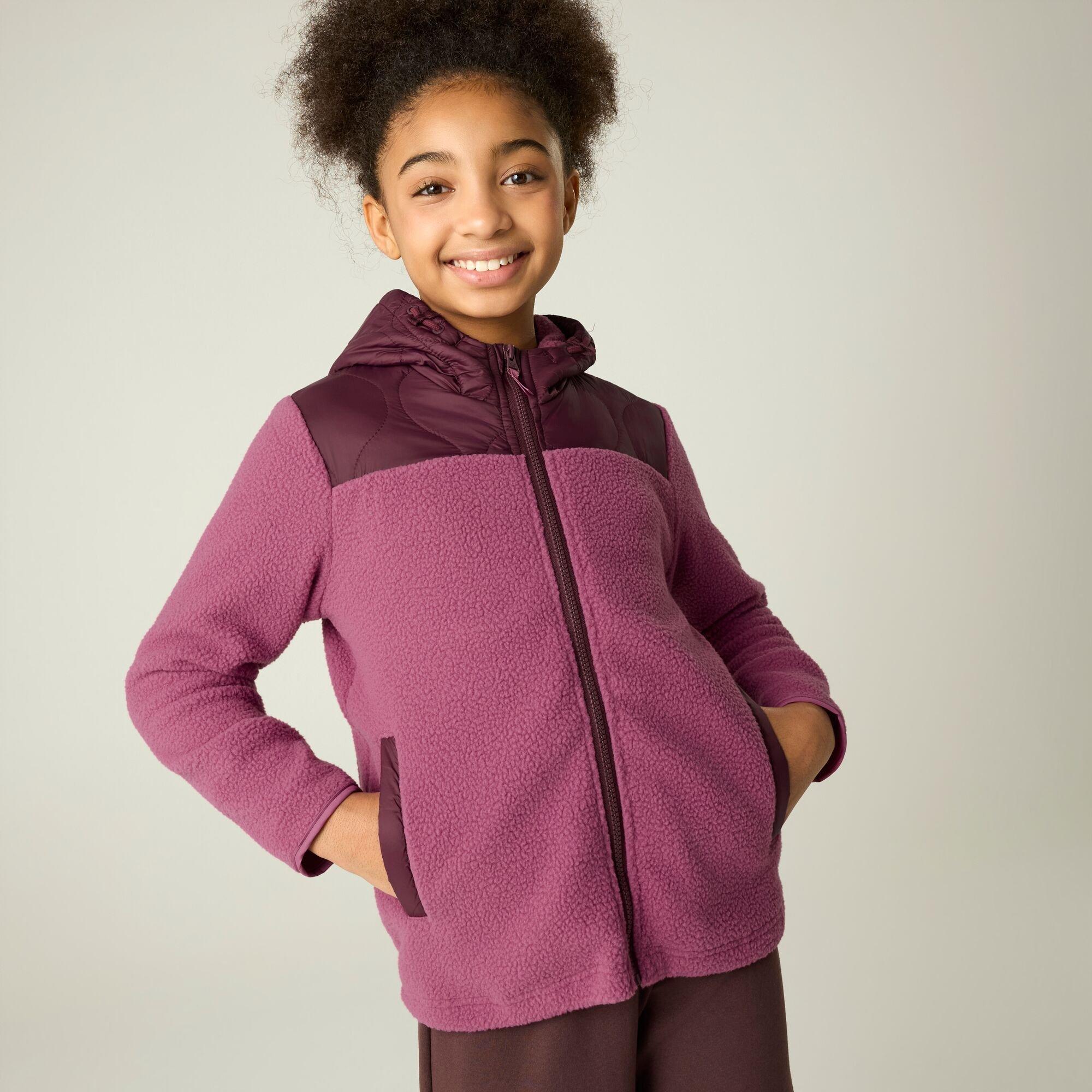 Fig/Violet - Regatta - Kids Myla Hybrid Jacket - 1