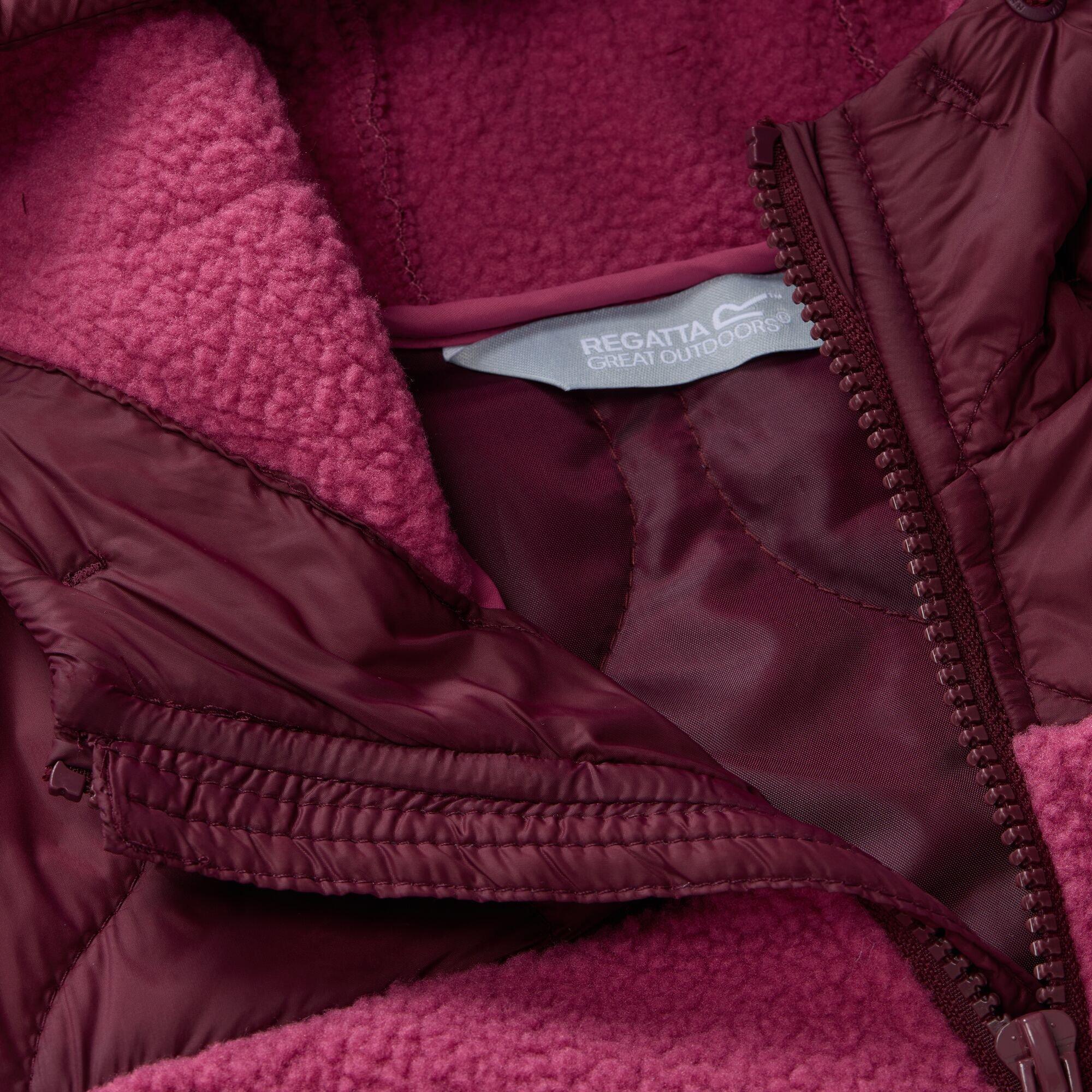 Fig/Violet - Regatta - Kids Myla Hybrid Jacket - 12
