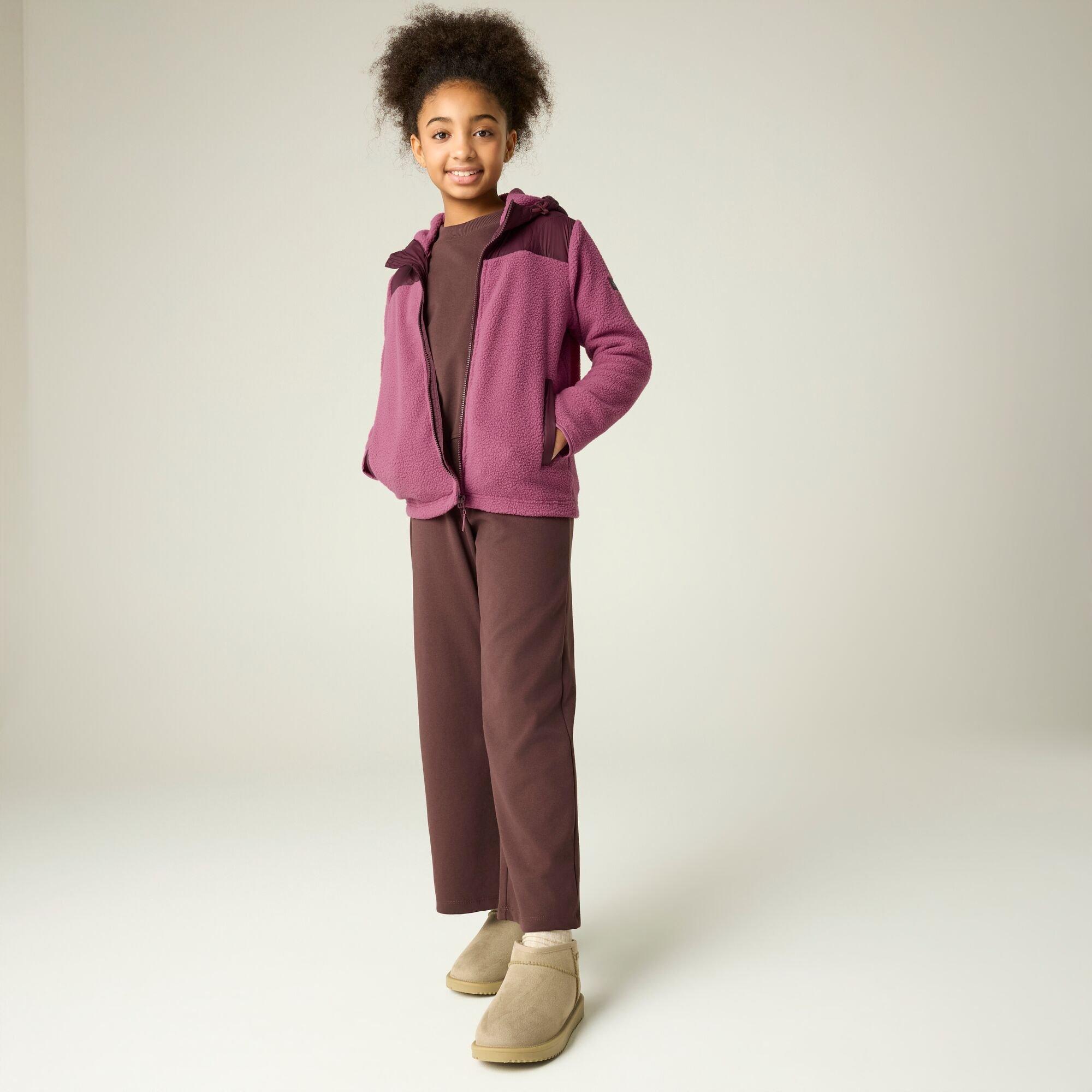 Fig/Violet - Regatta - Kids Myla Hybrid Jacket - 4