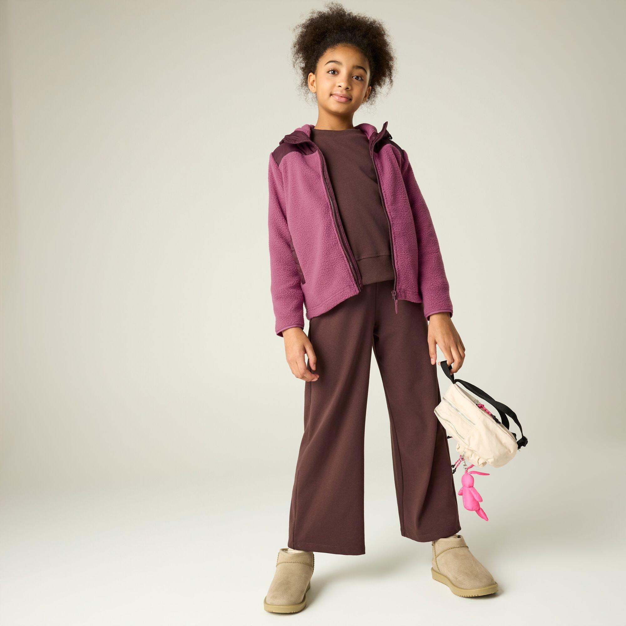Fig/Violet - Regatta - Kids Myla Hybrid Jacket - 6