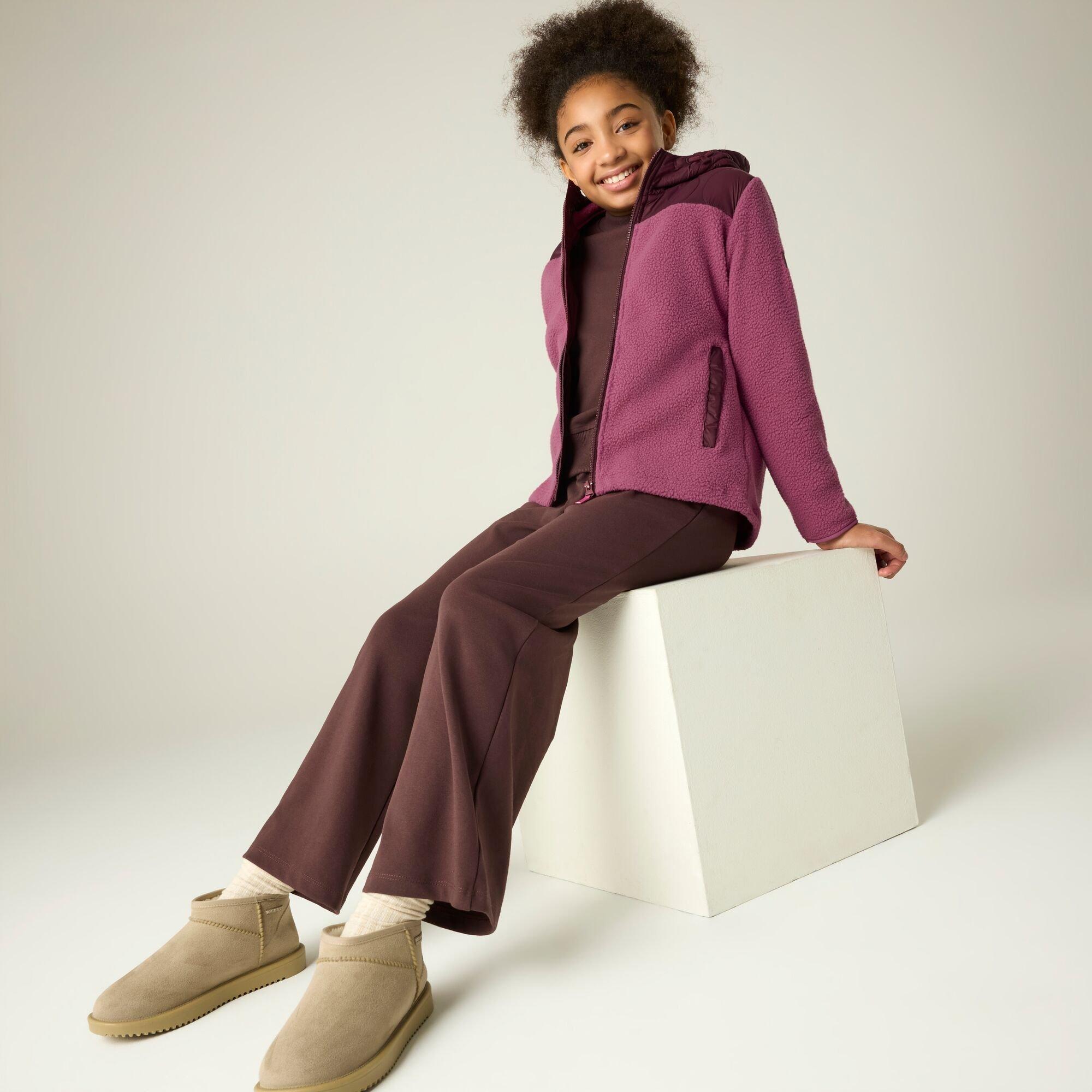 Fig/Violet - Regatta - Kids Myla Hybrid Jacket - 7