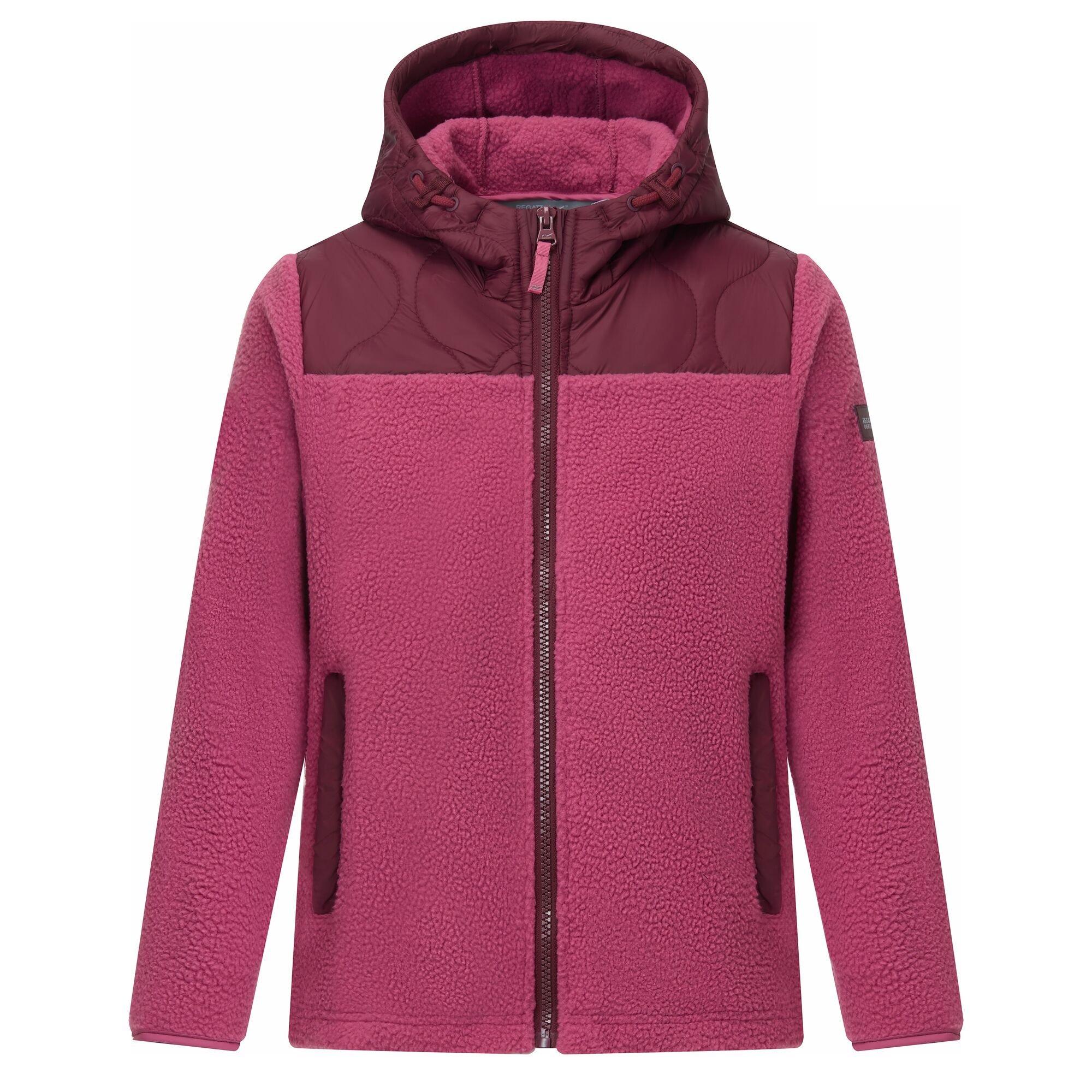 Fig/Violet - Regatta - Kids Myla Hybrid Jacket - 8