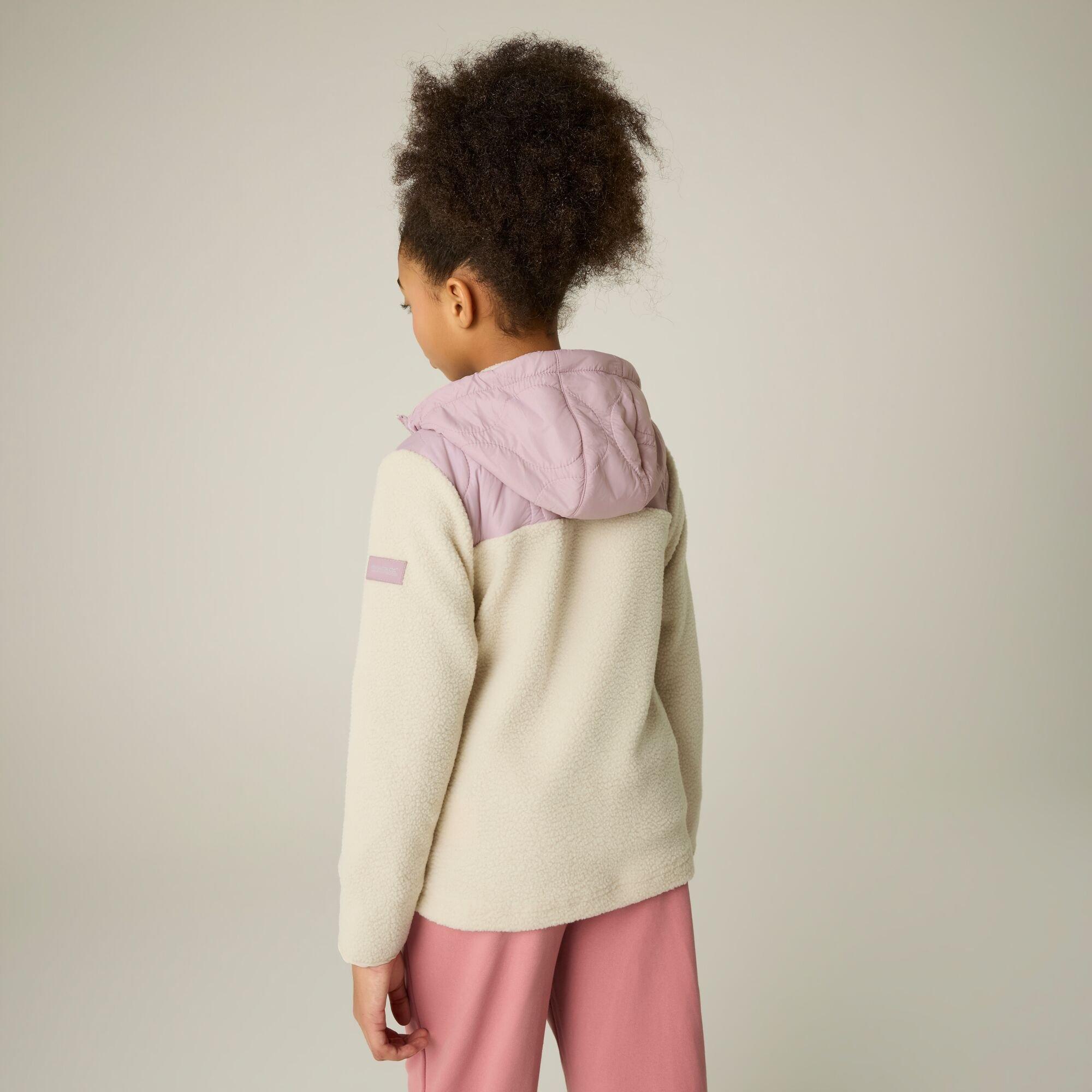 Powder Lilac/Li - Regatta - Kids' Myla Hybrid Jacket - 2