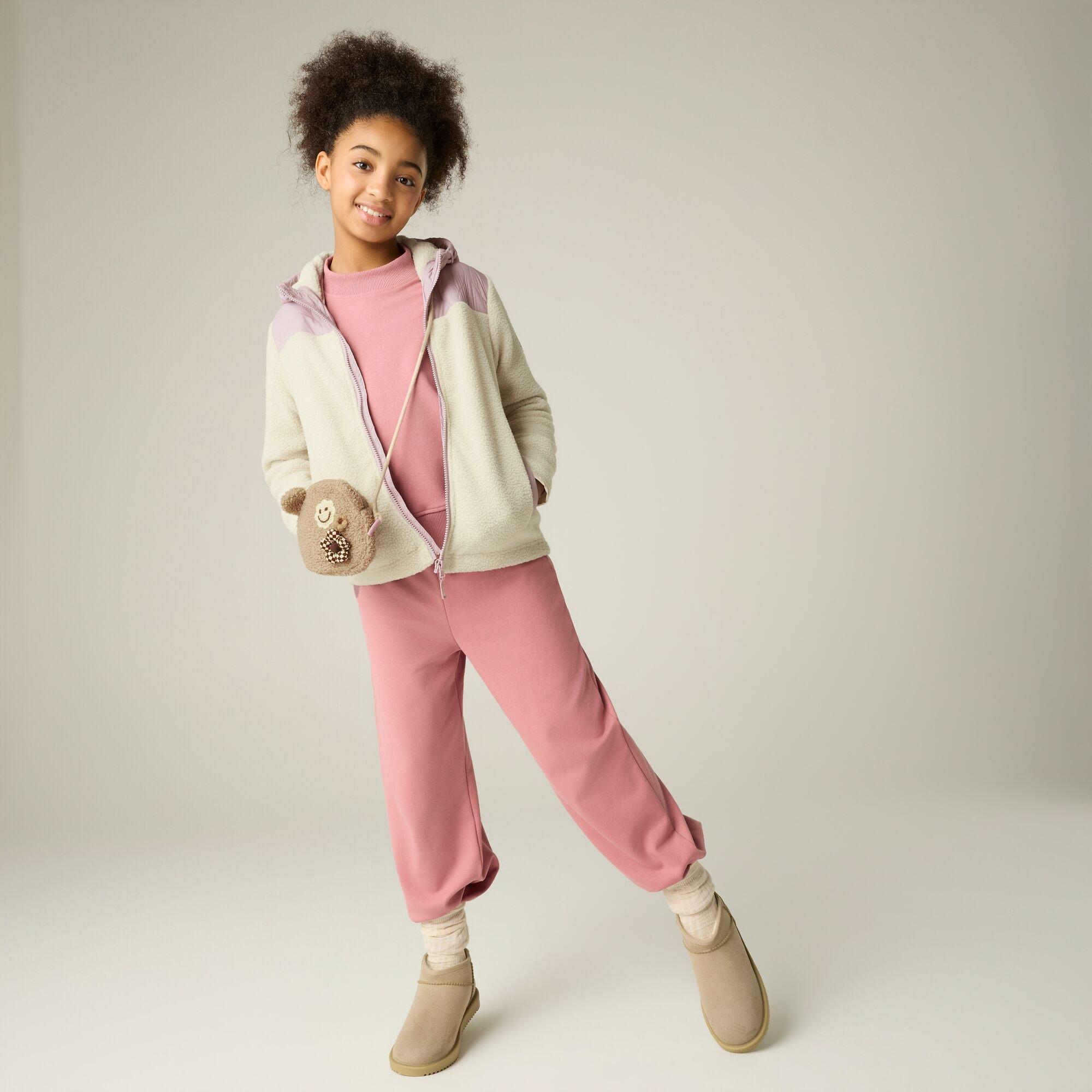 Powder Lilac/Li - Regatta - Kids' Myla Hybrid Jacket - 3