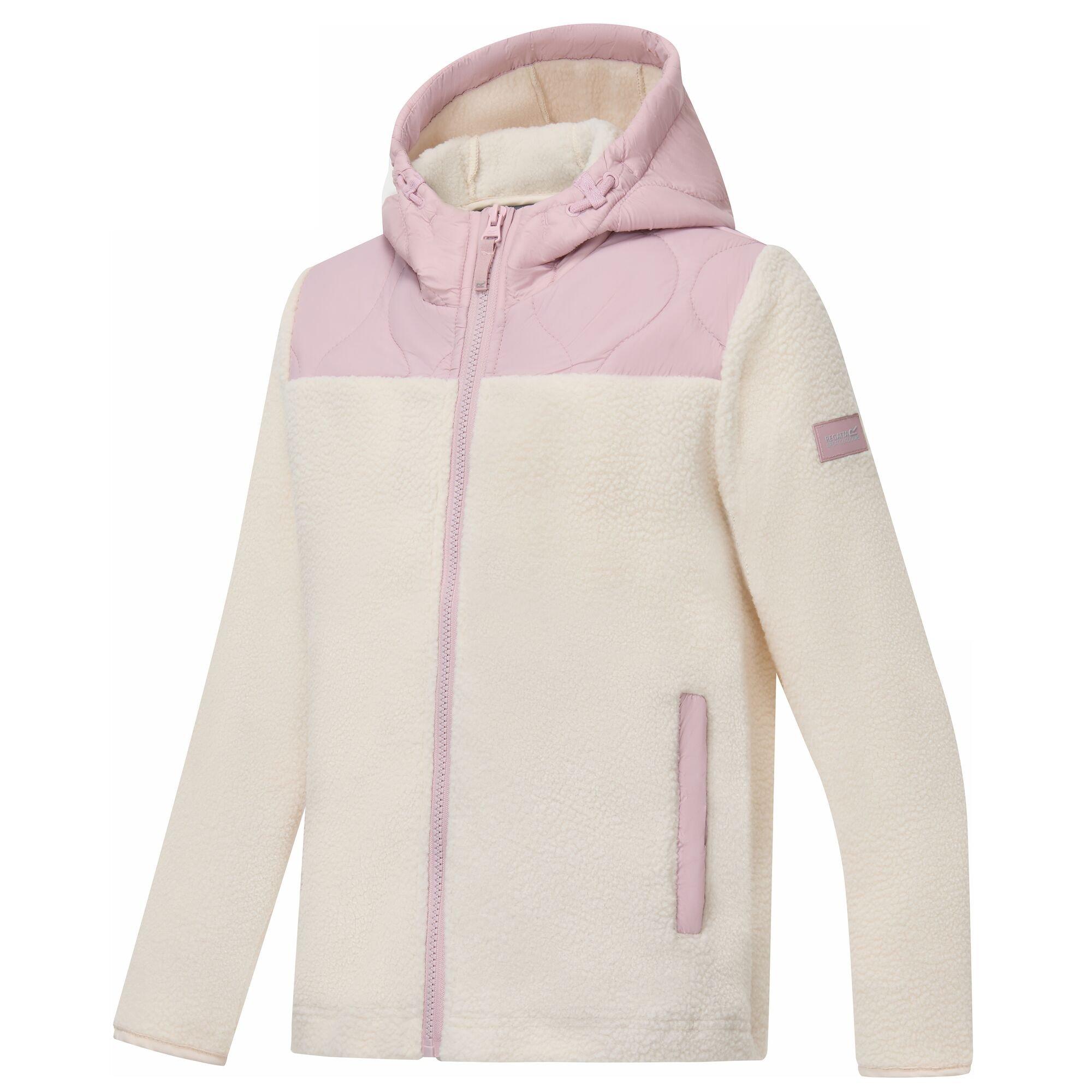 Powder Lilac/Li - Regatta - Kids' Myla Hybrid Jacket - 9
