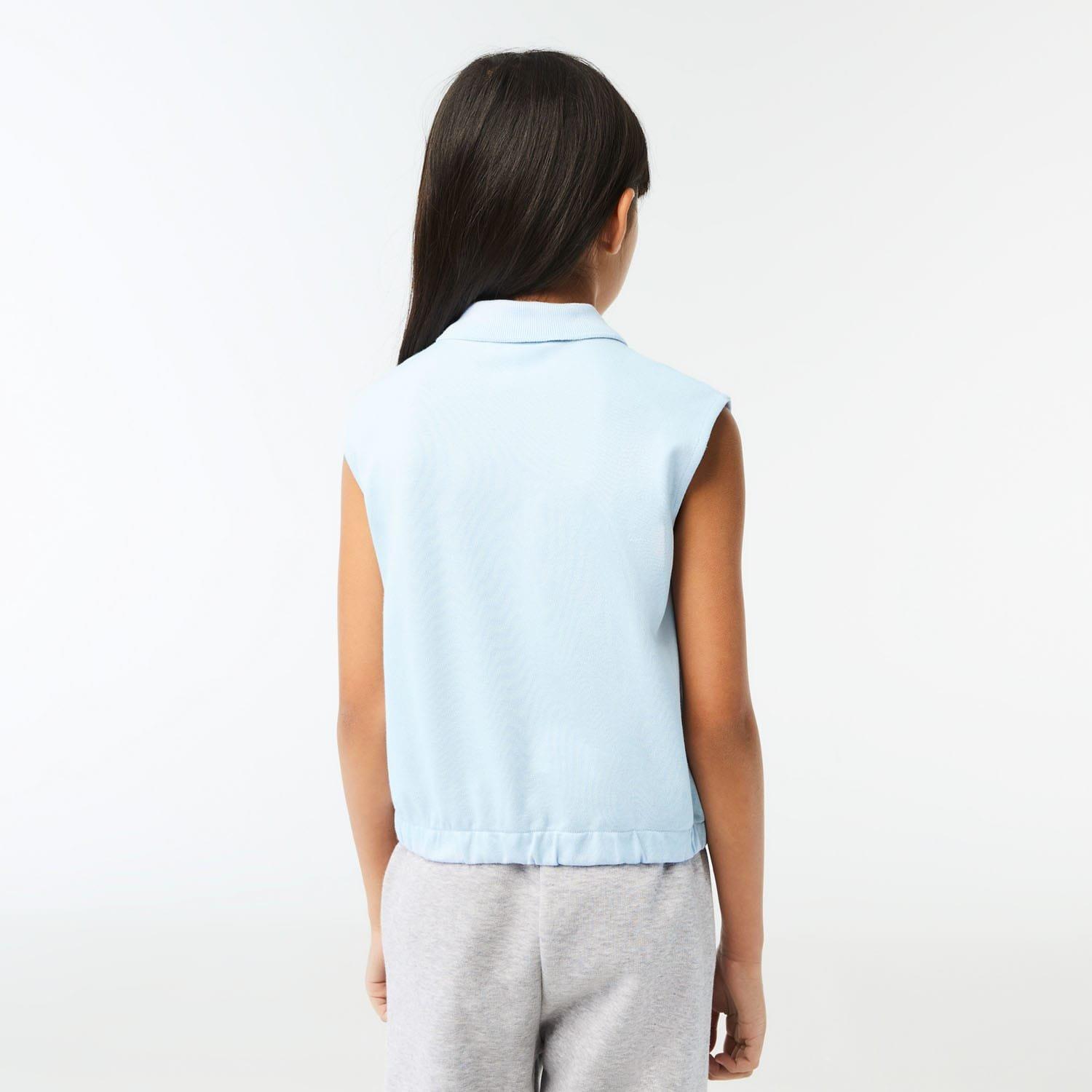 Blue - Lacoste - Sleeveless Stretch Mini Piqu¿ Polo Shirt - 2